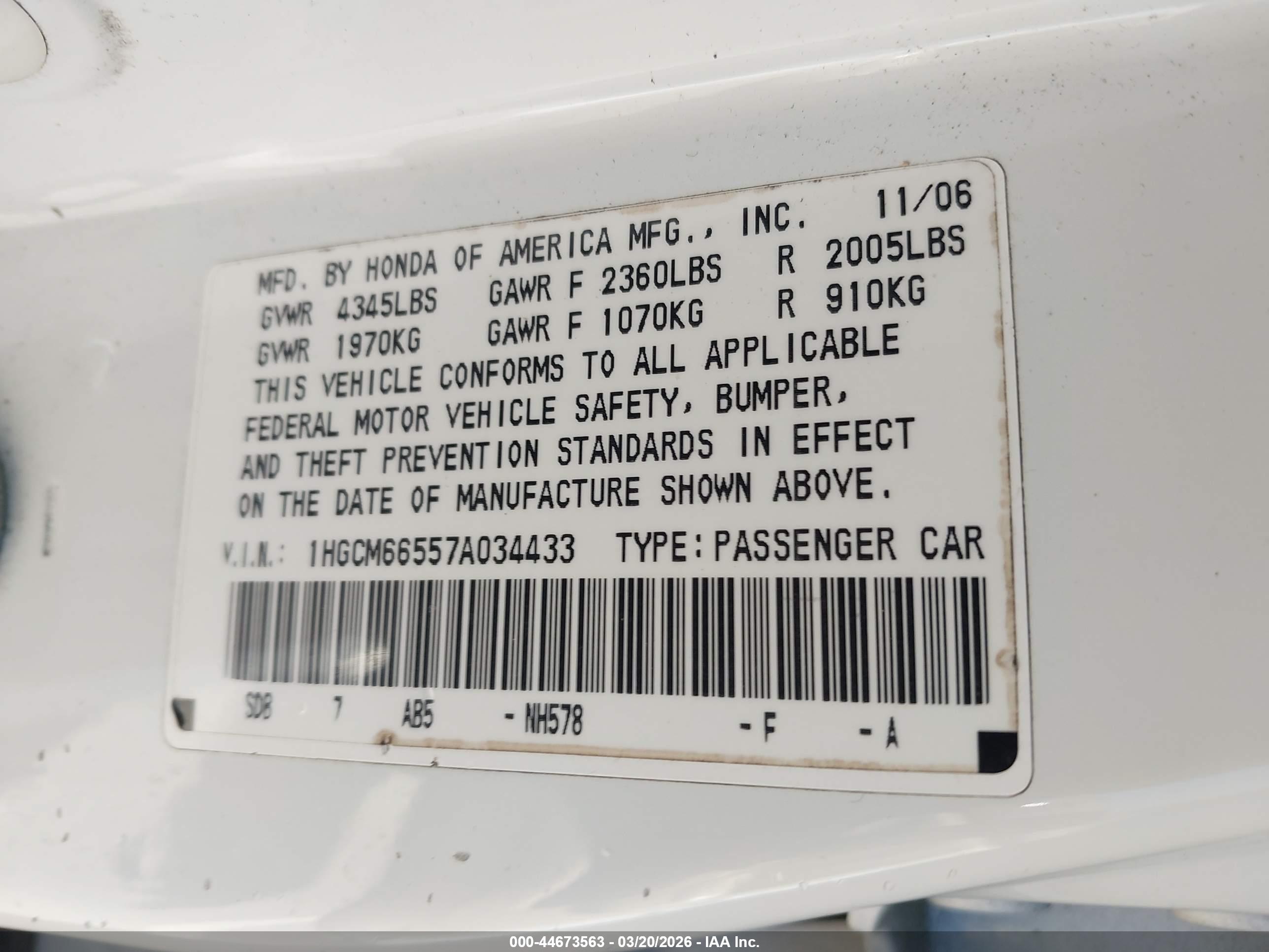 HONDA ACCORD image 9