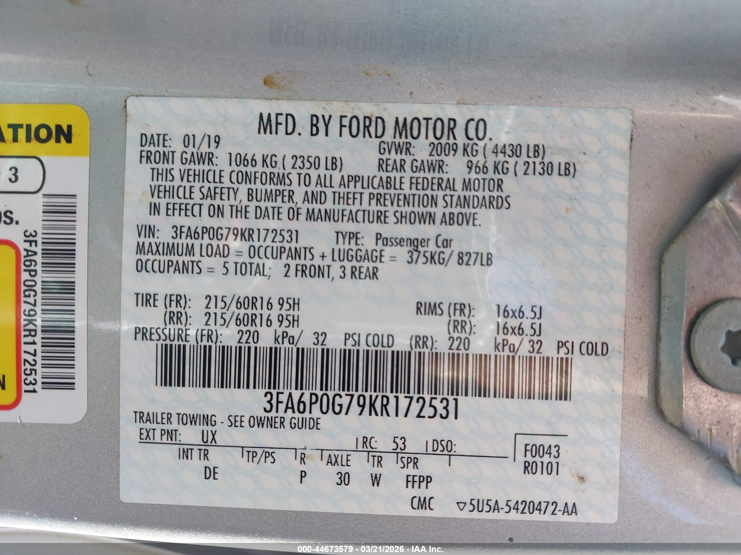FORD FUSION image 9