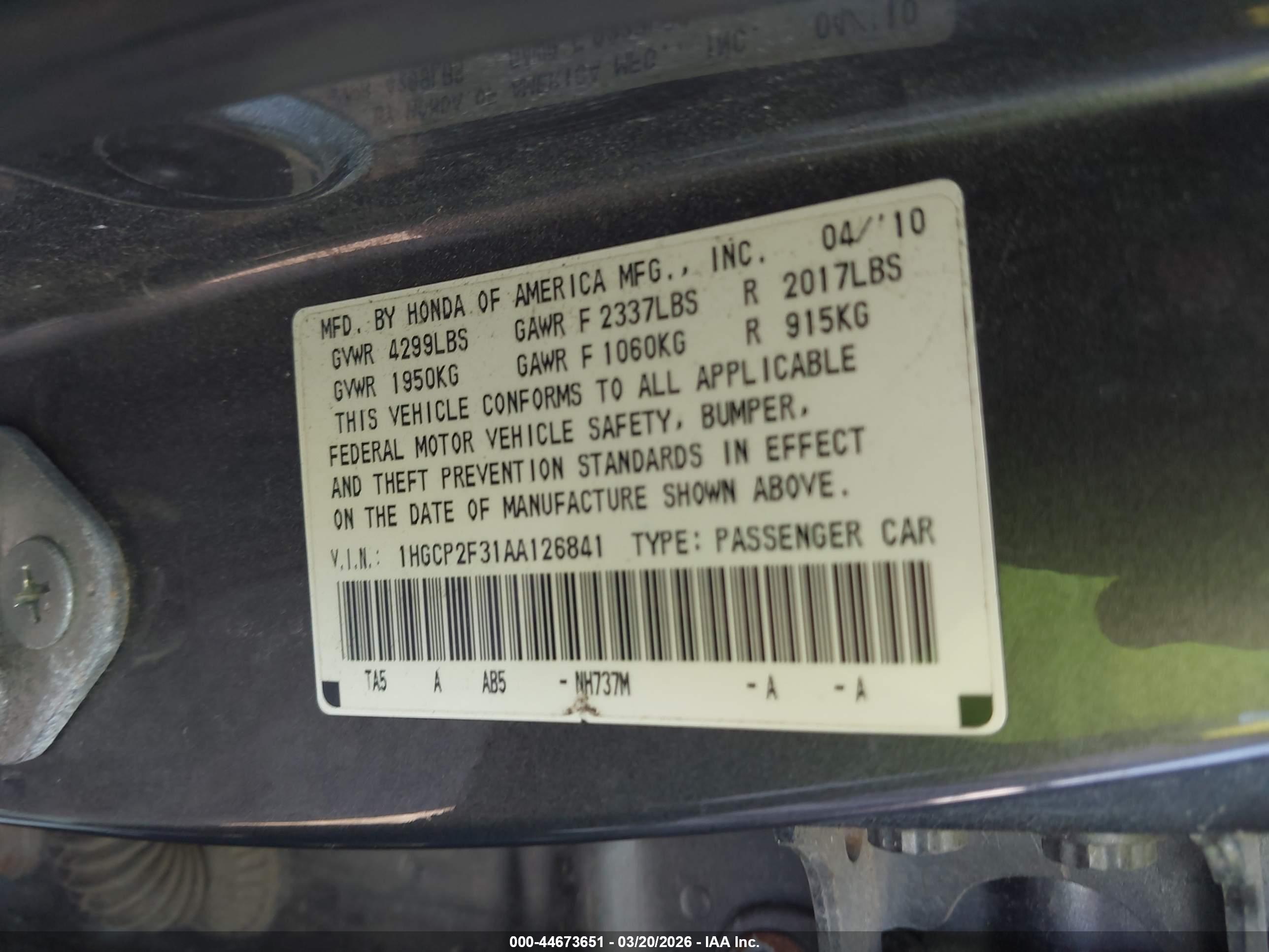 HONDA ACCORD image 9