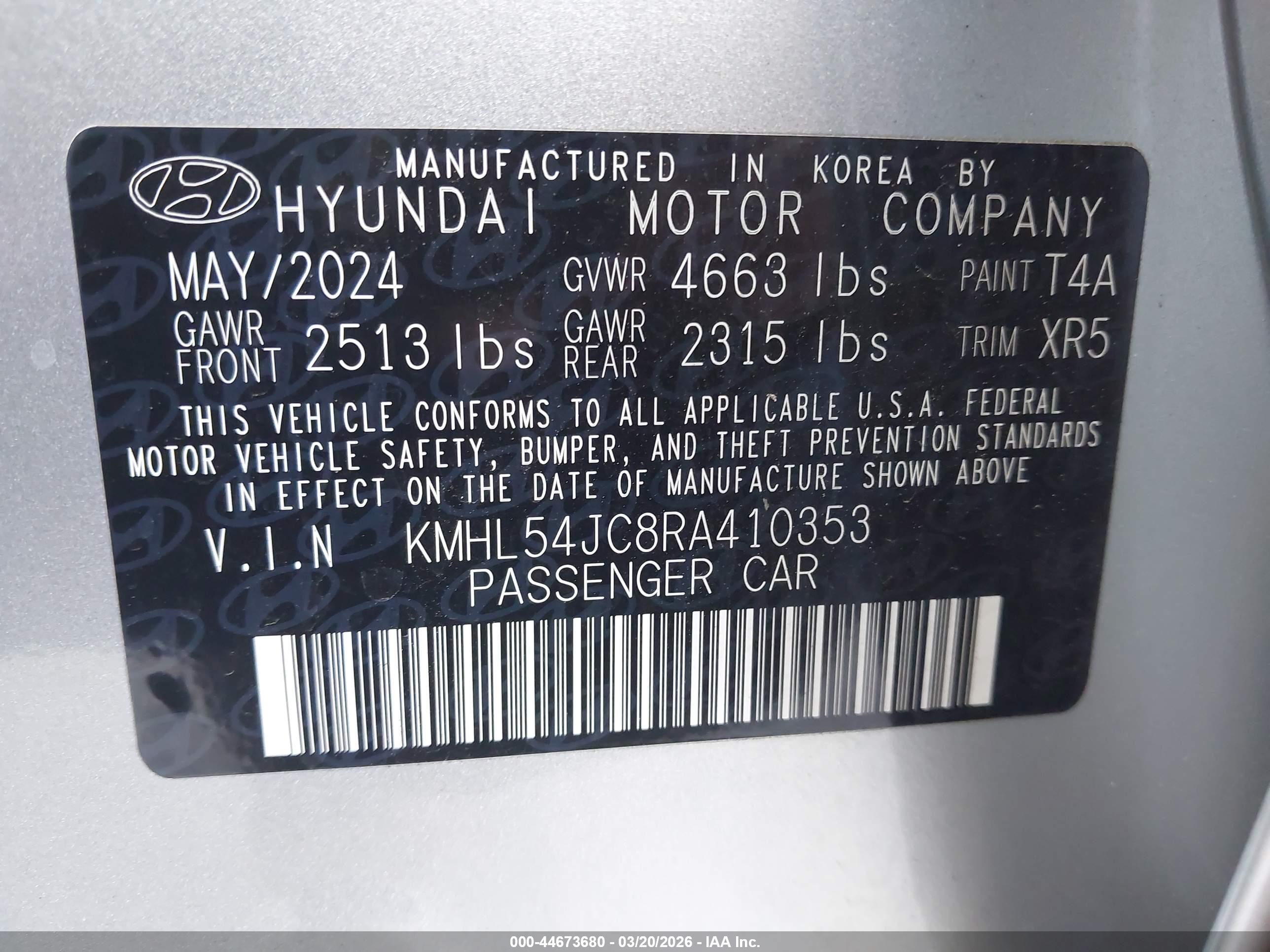 HYUNDAI SONATA image 9