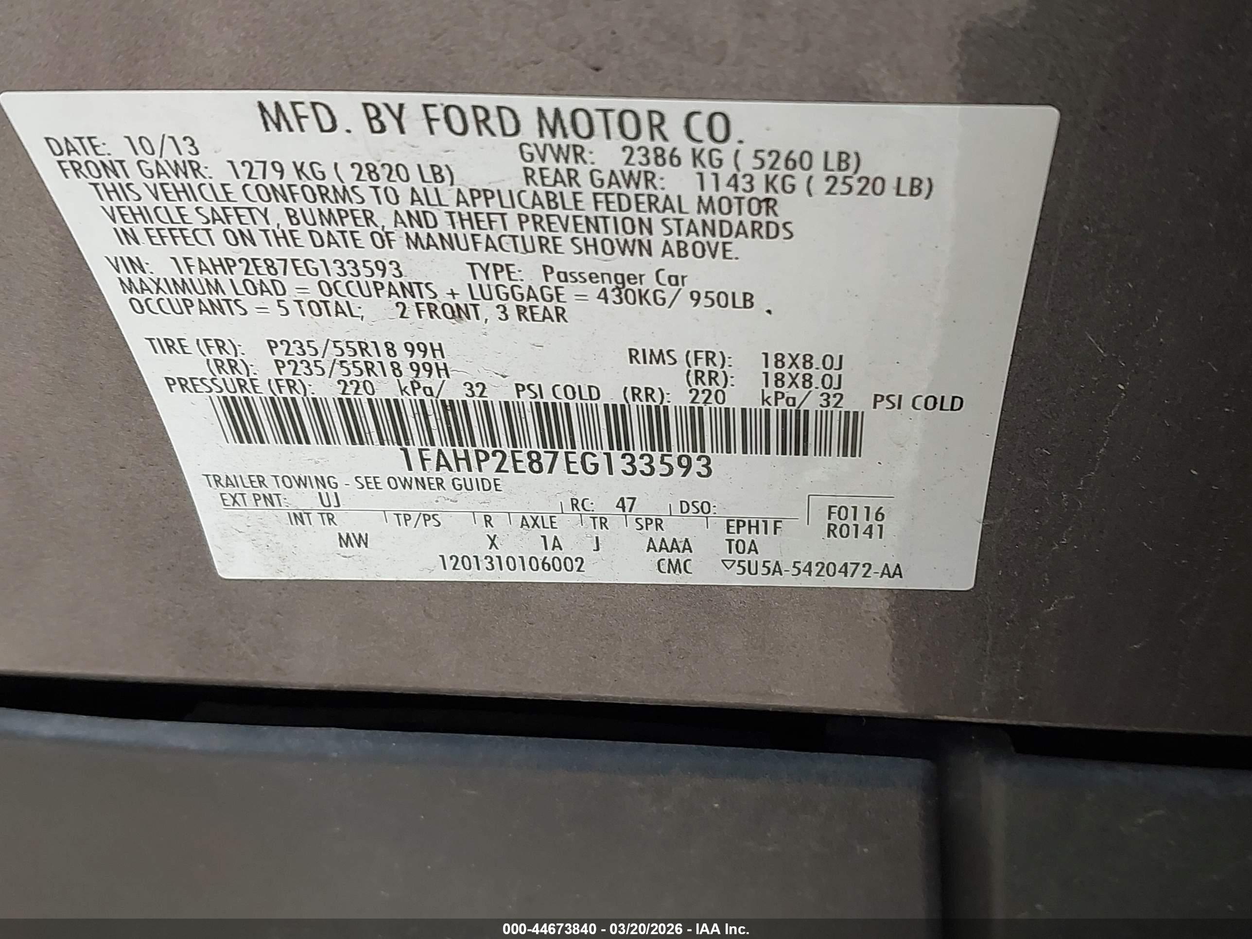 FORD TAURUS image 9