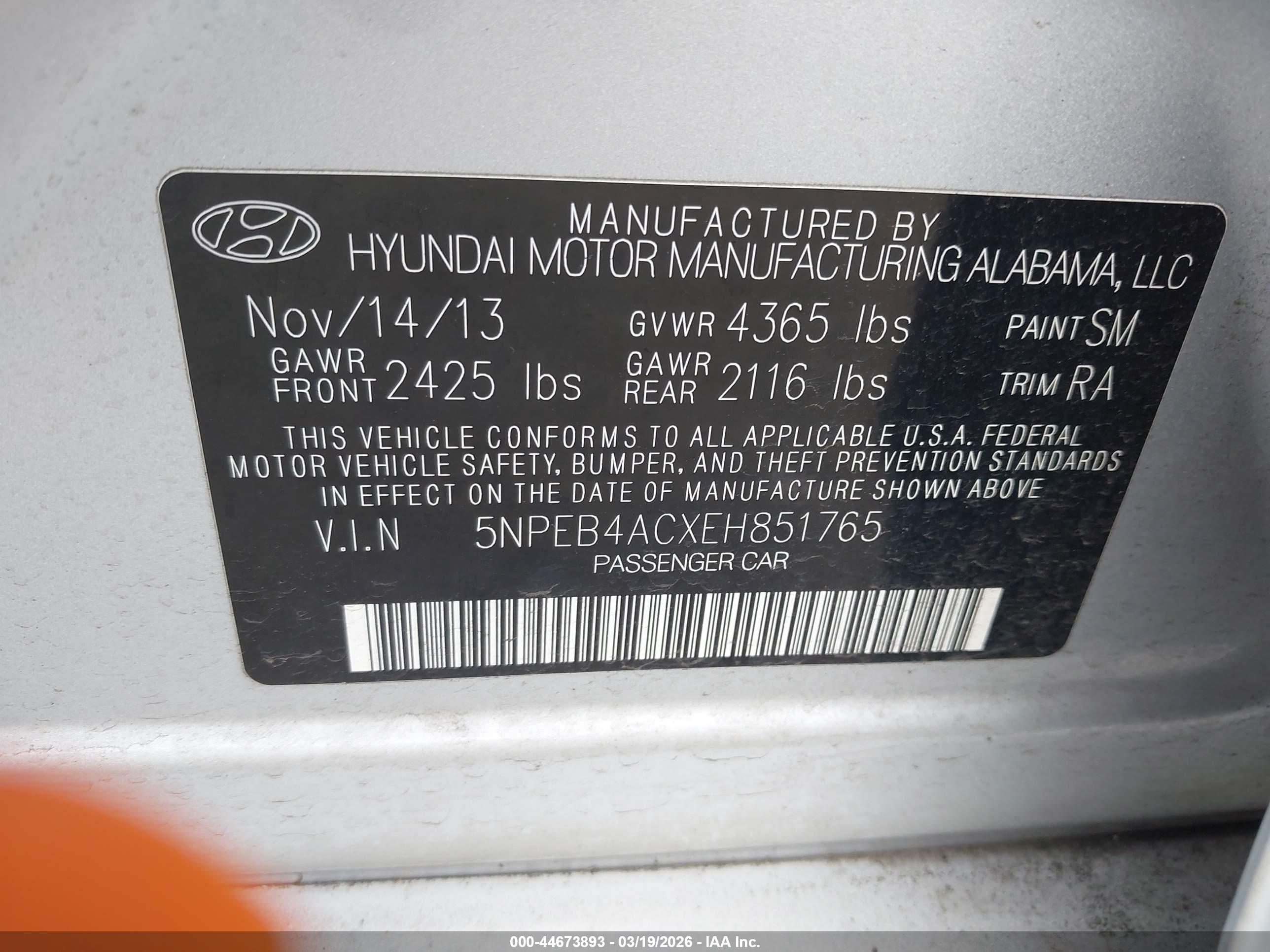 HYUNDAI SONATA image 9