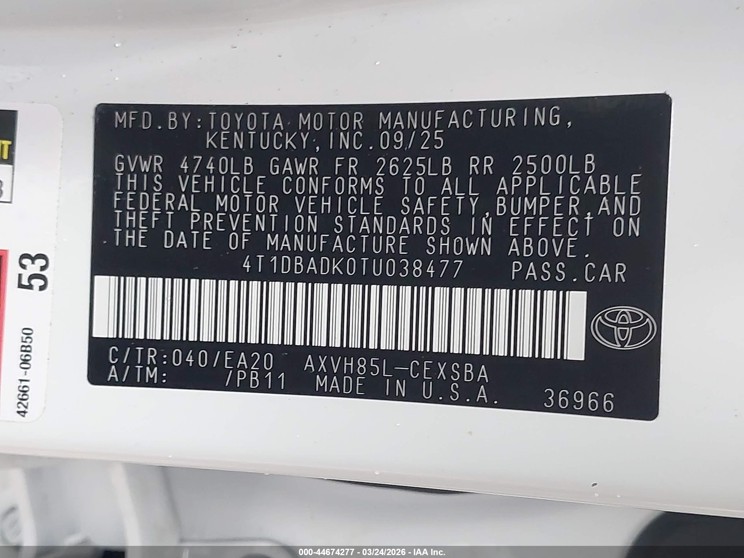 TOYOTA CAMRY image 9