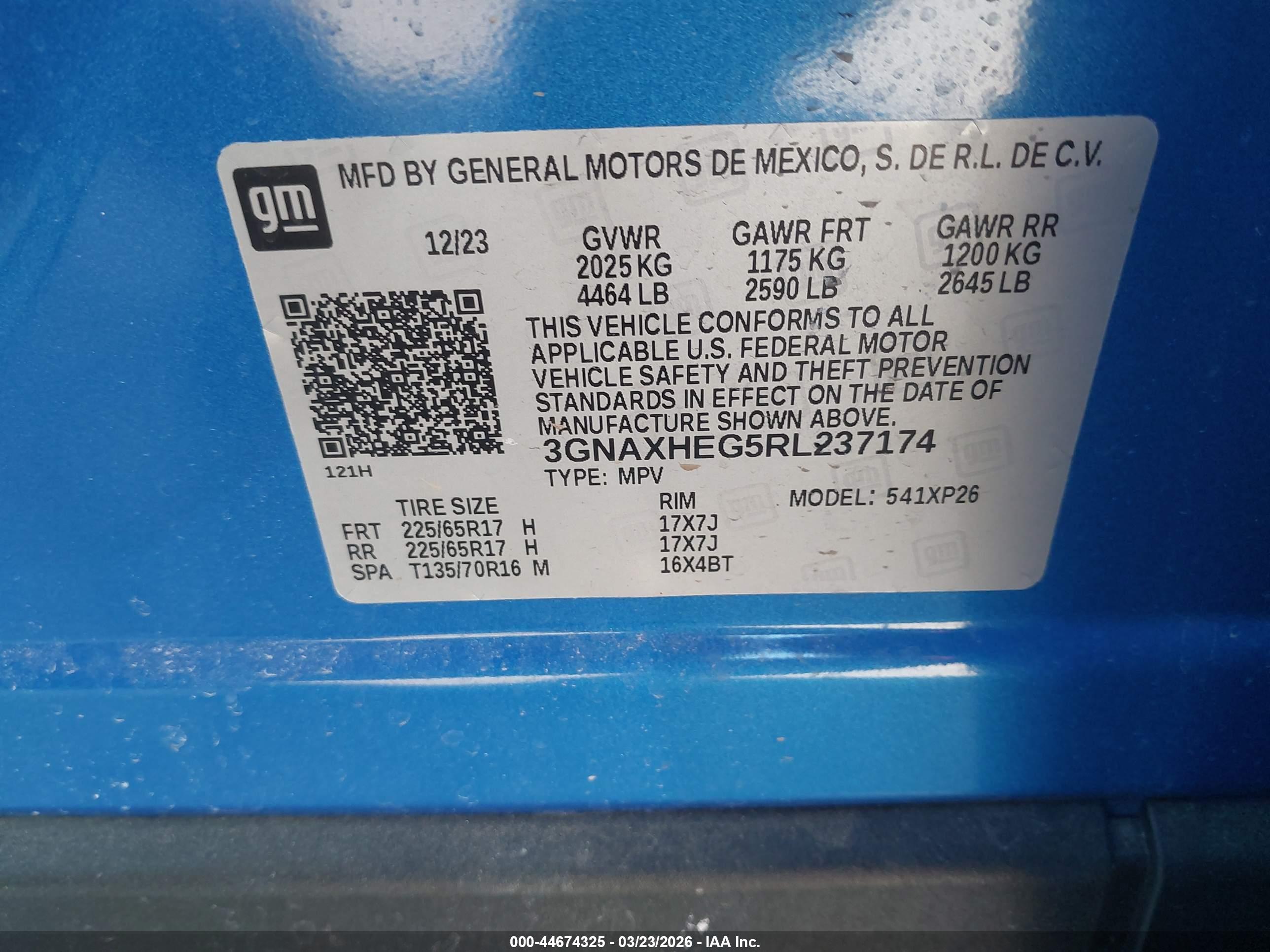 CHEVROLET EQUINOX image 9