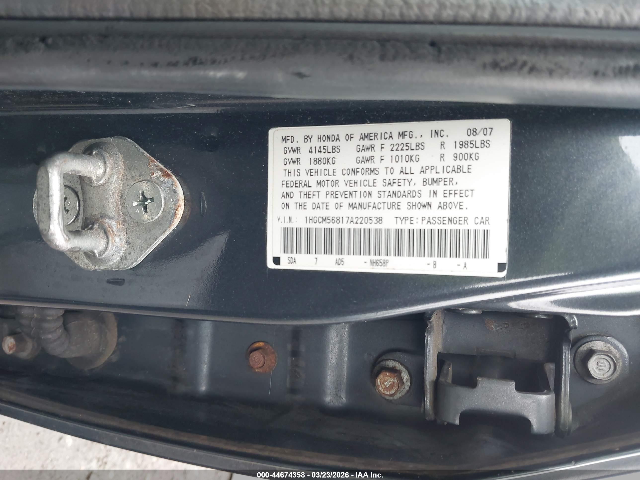 HONDA ACCORD image 9