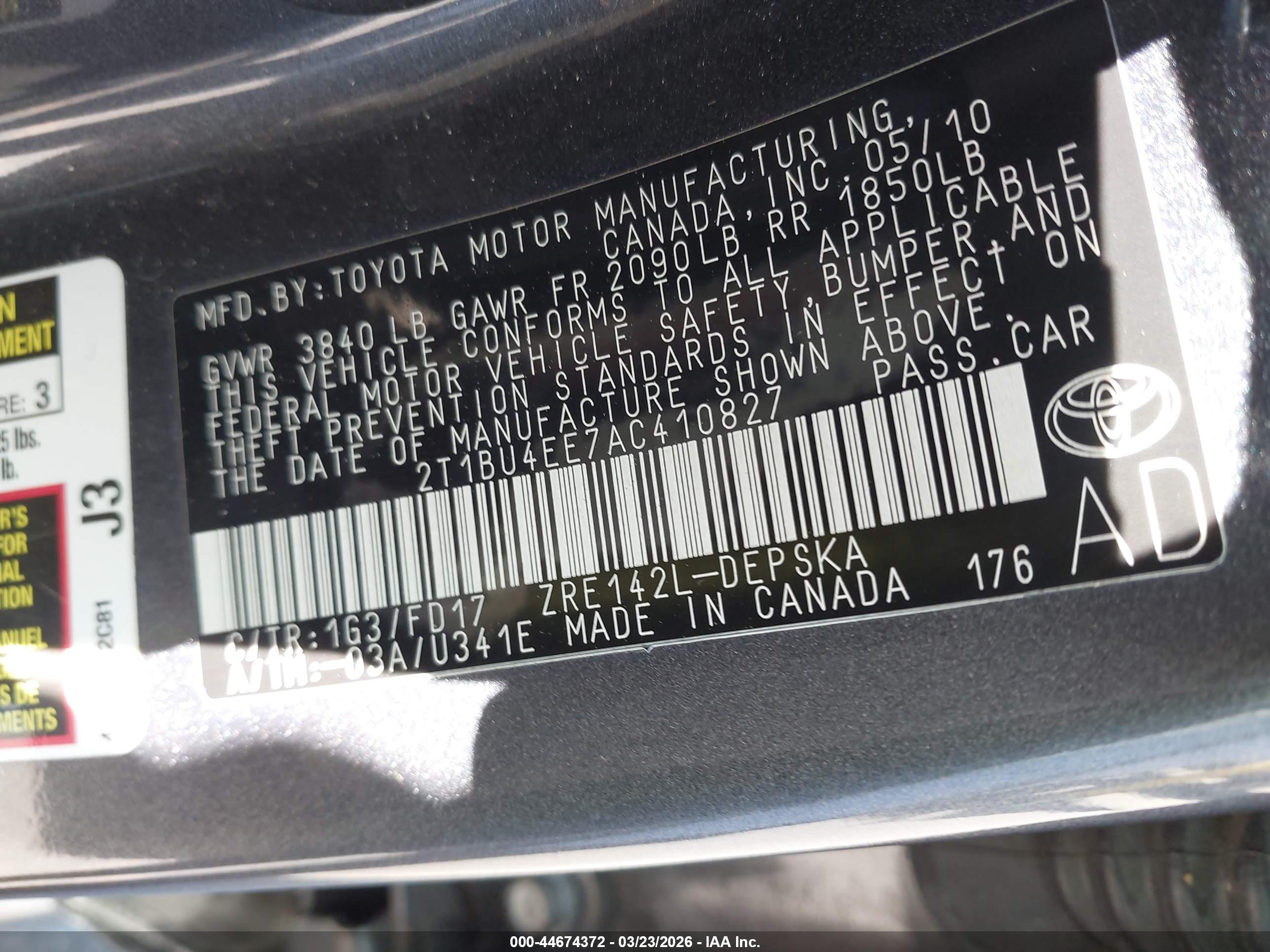 TOYOTA COROLLA image 9