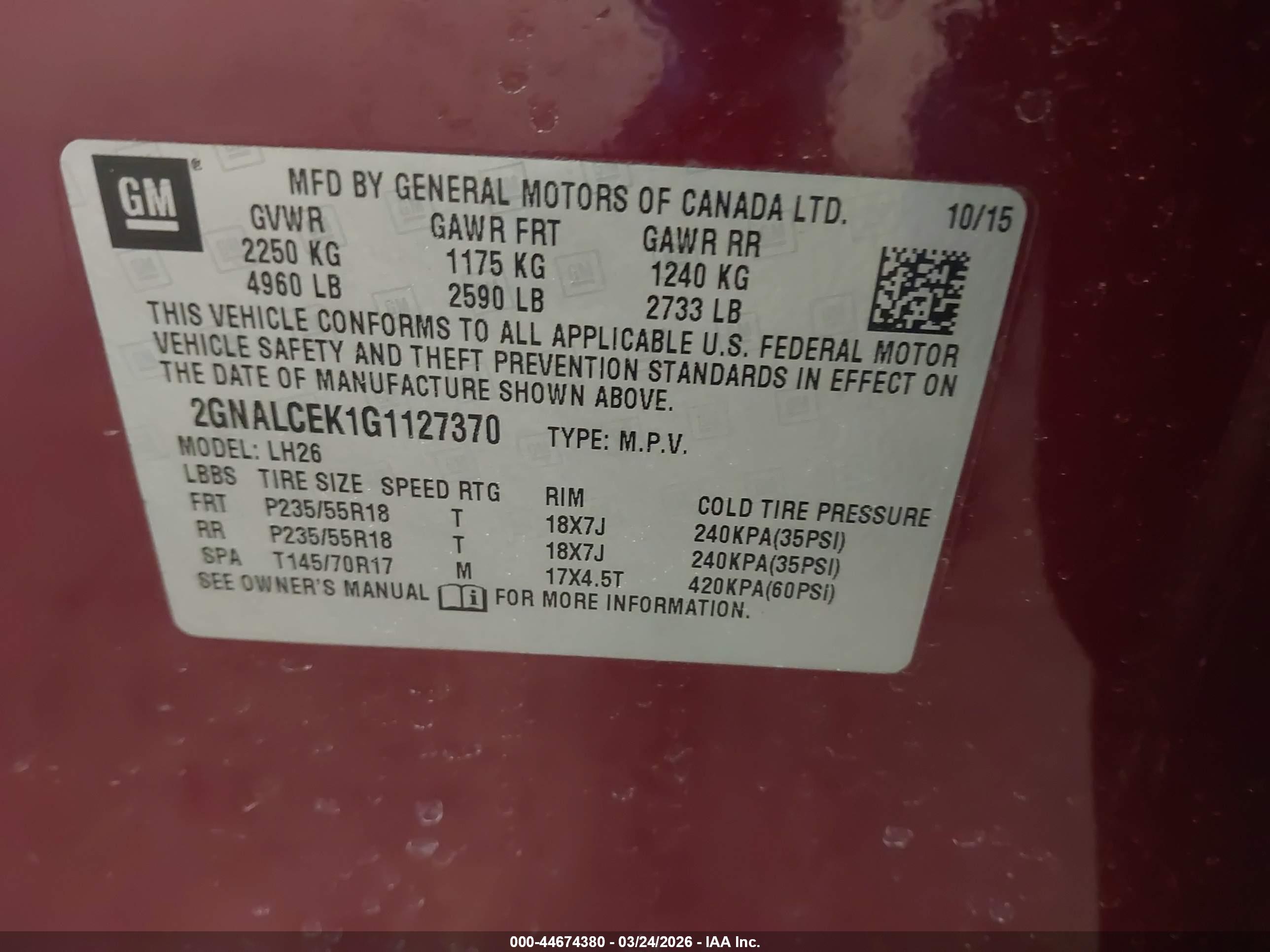 CHEVROLET EQUINOX image 9