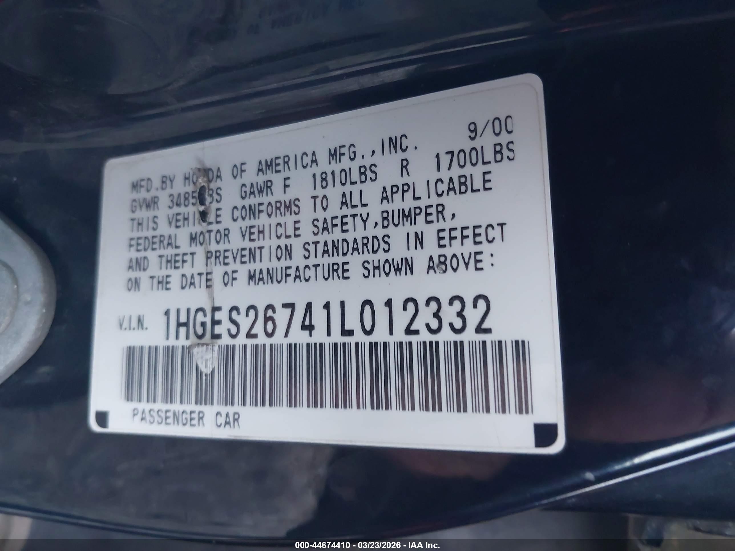 HONDA CIVIC image 9