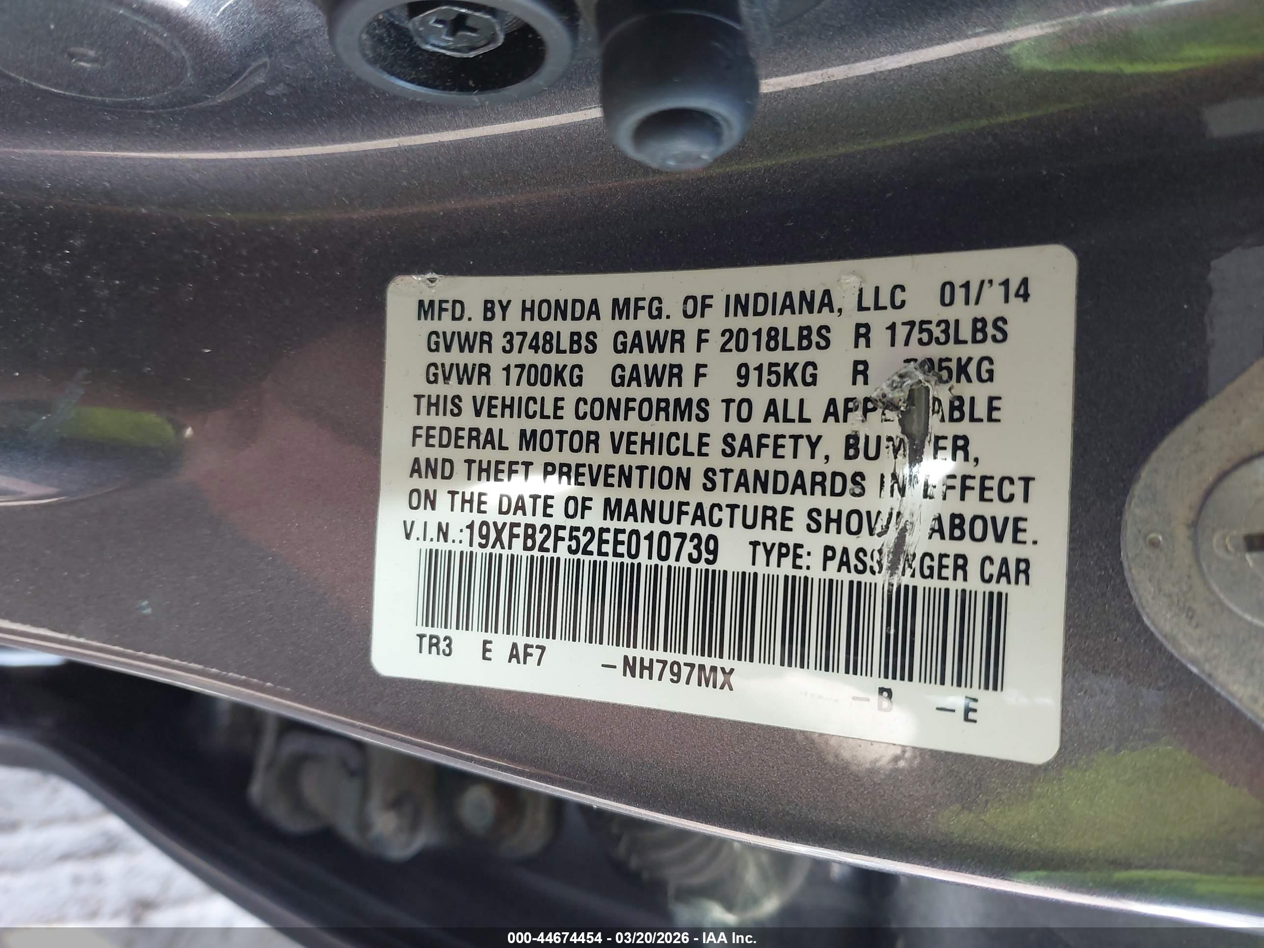 HONDA CIVIC image 9