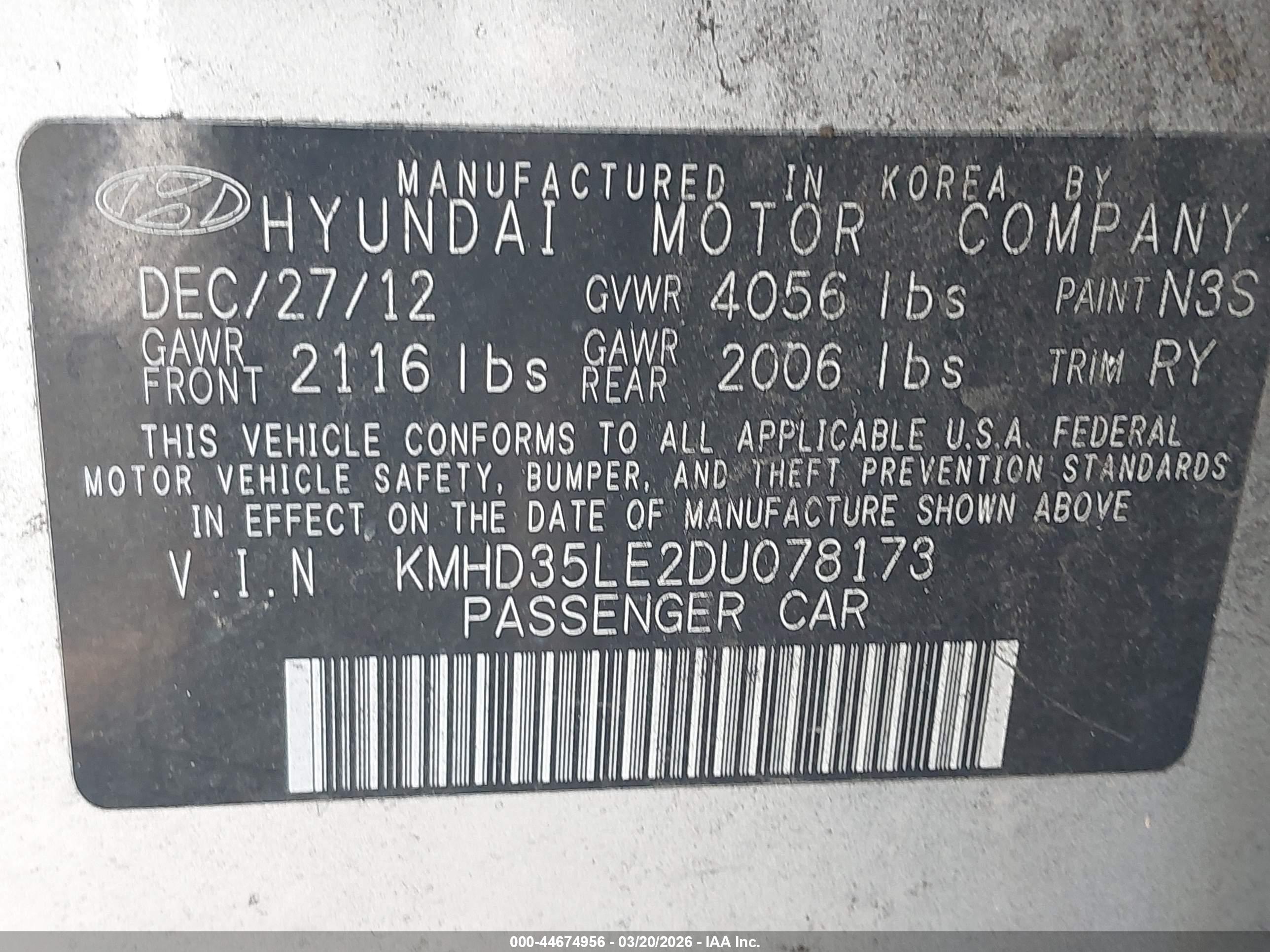 HYUNDAI ELANTRA image 9