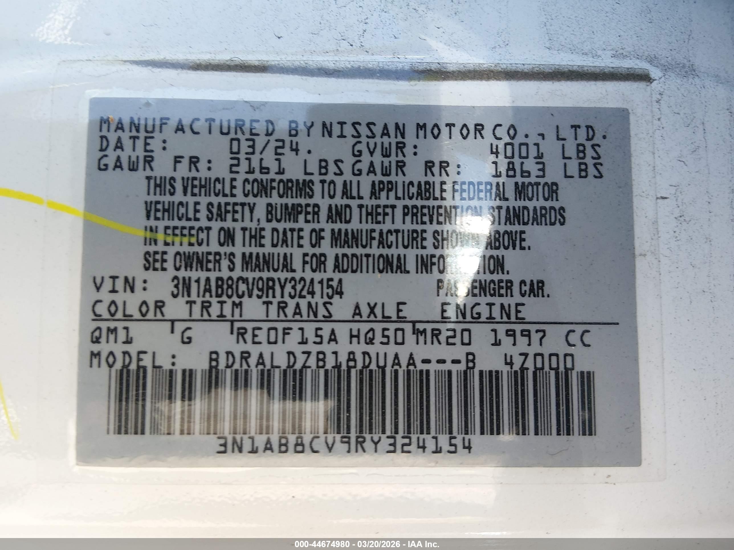 NISSAN SENTRA image 9