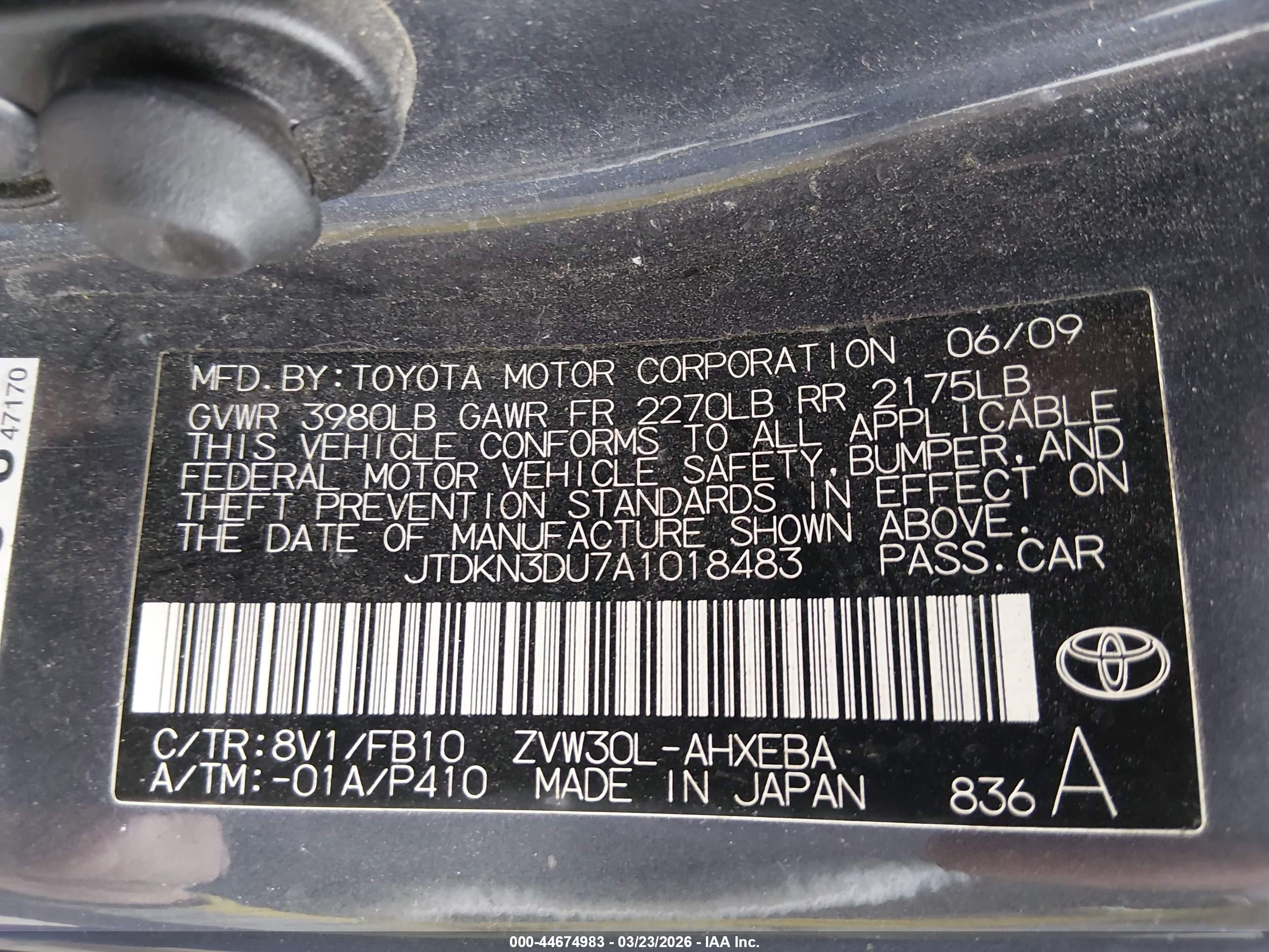 TOYOTA PRIUS image 9