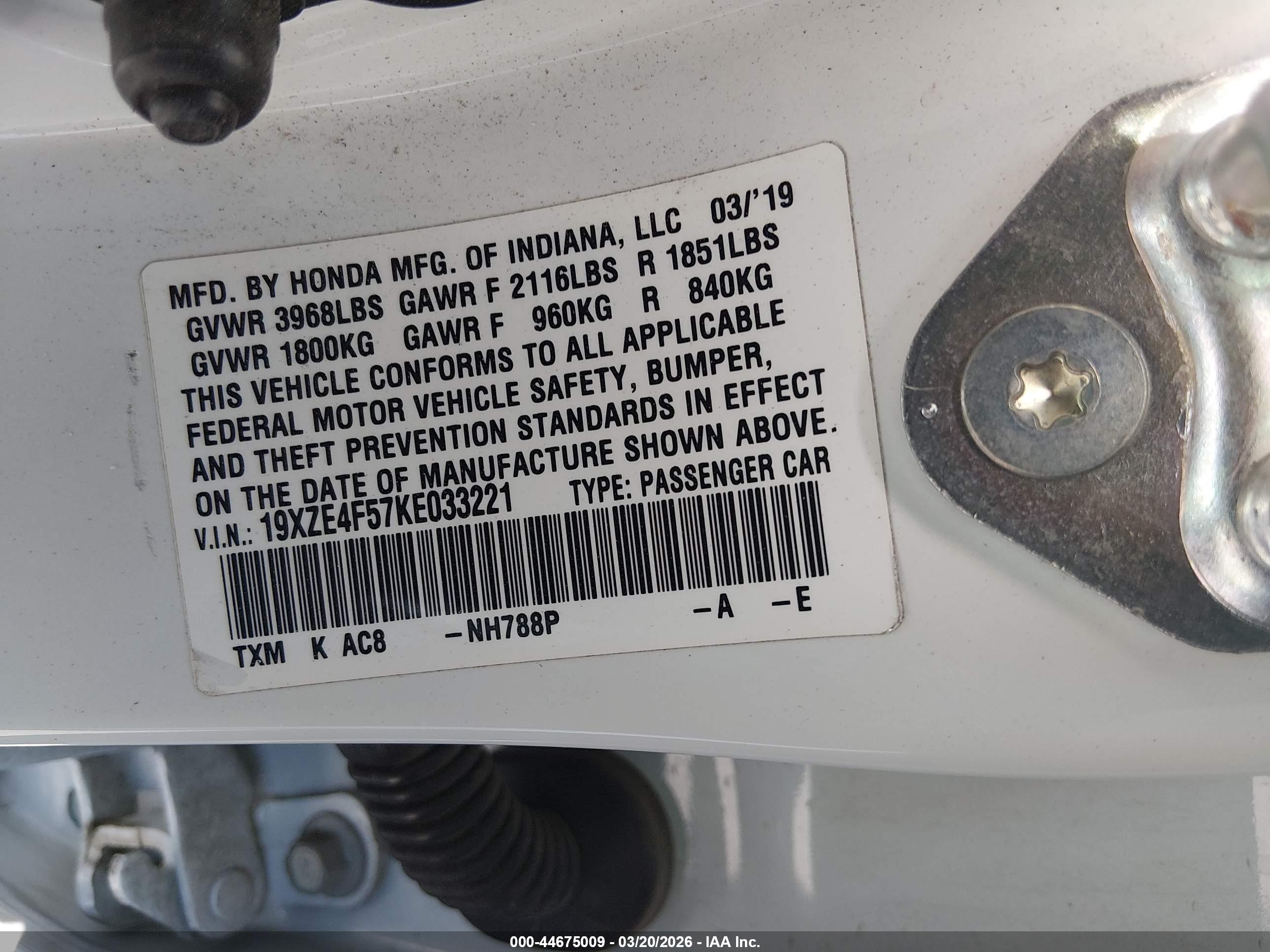HONDA INSIGHT image 9