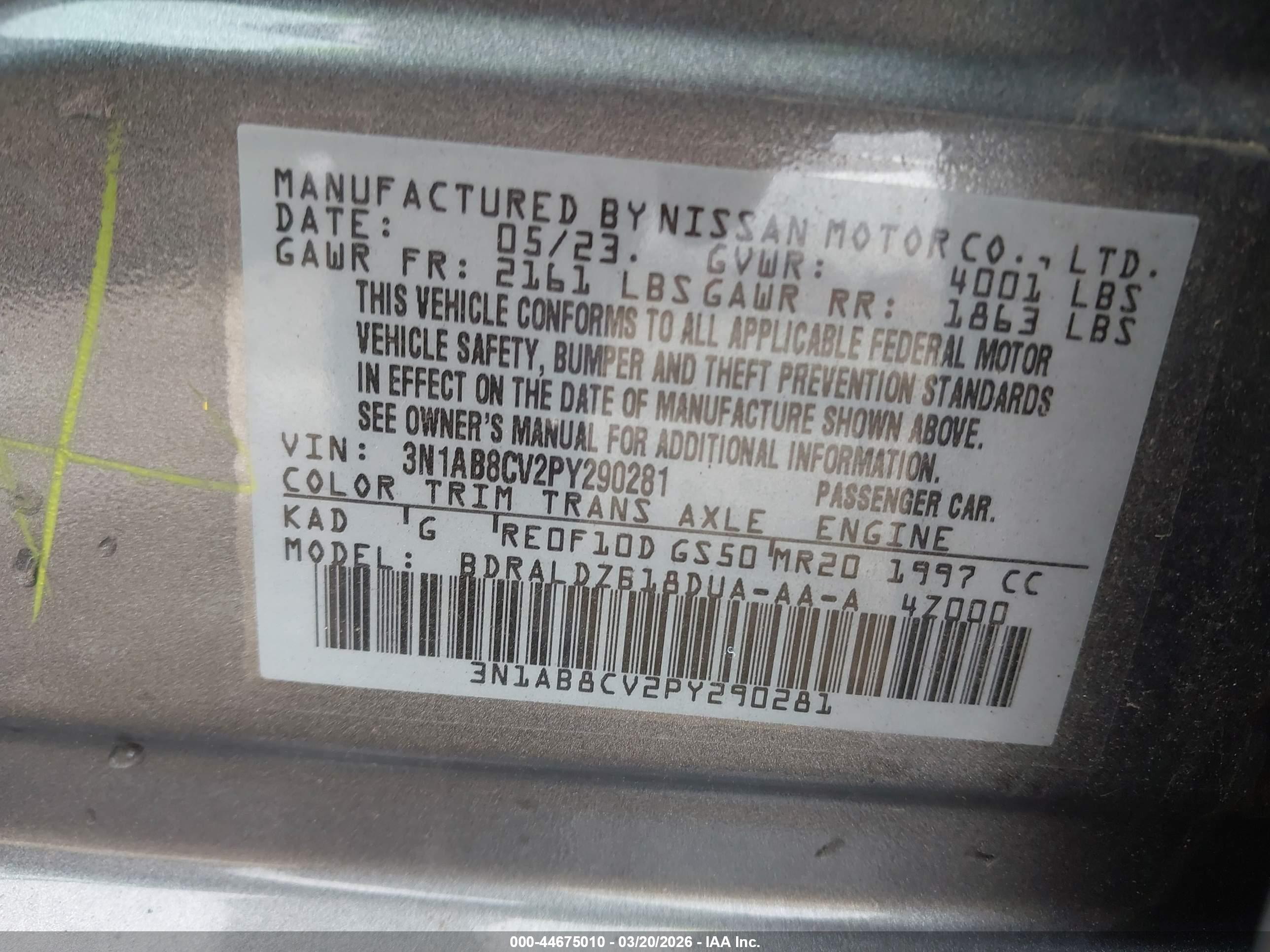 NISSAN SENTRA image 9