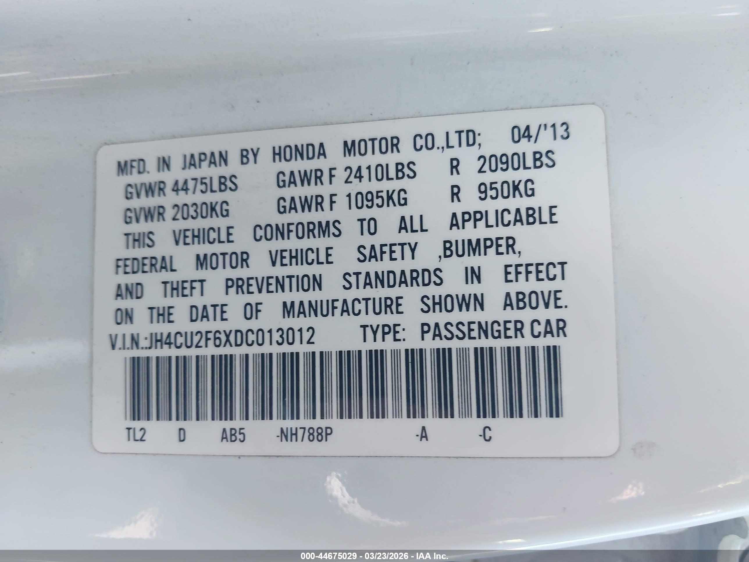 ACURA TSX image 9