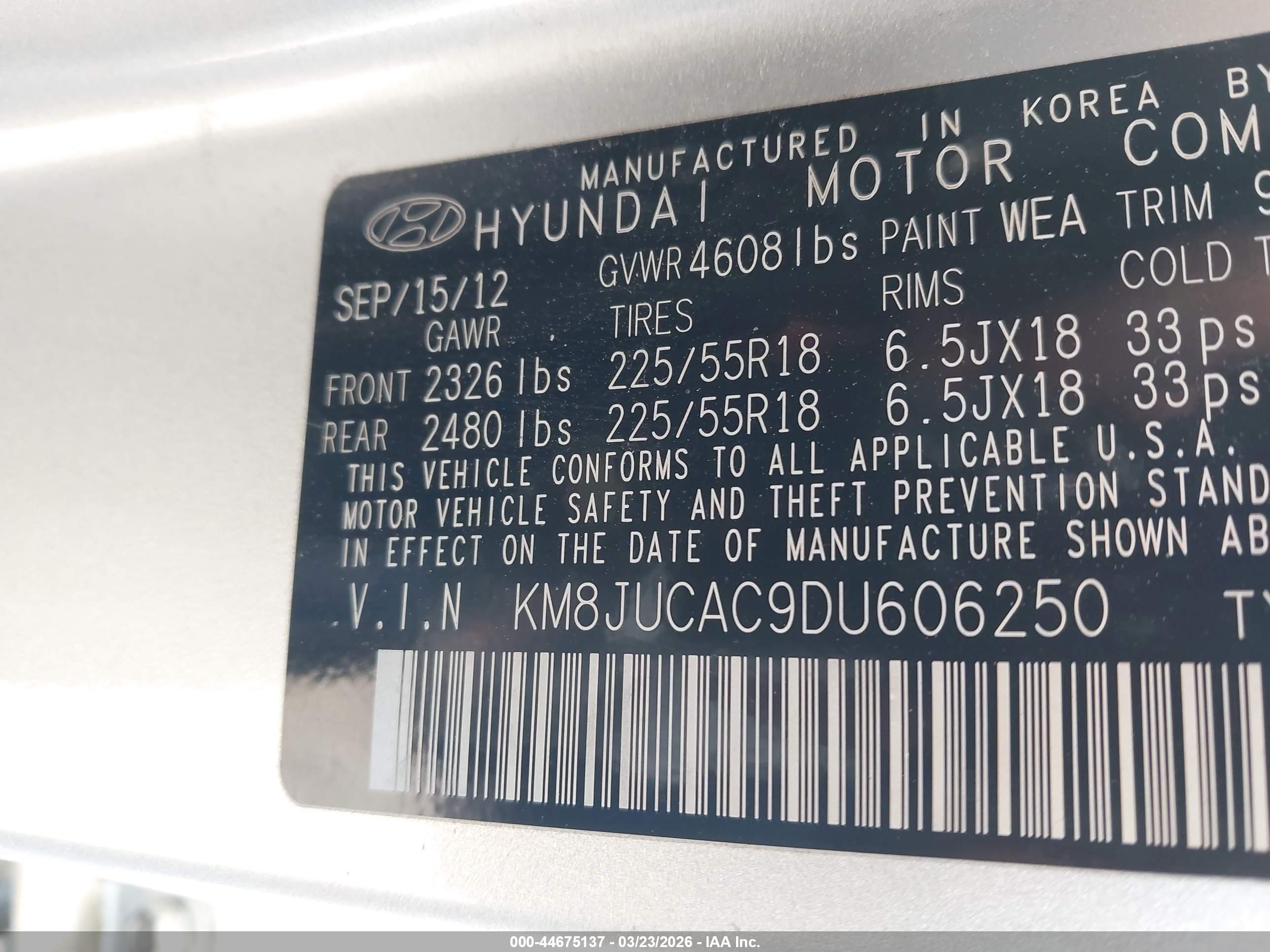 HYUNDAI TUCSON image 9