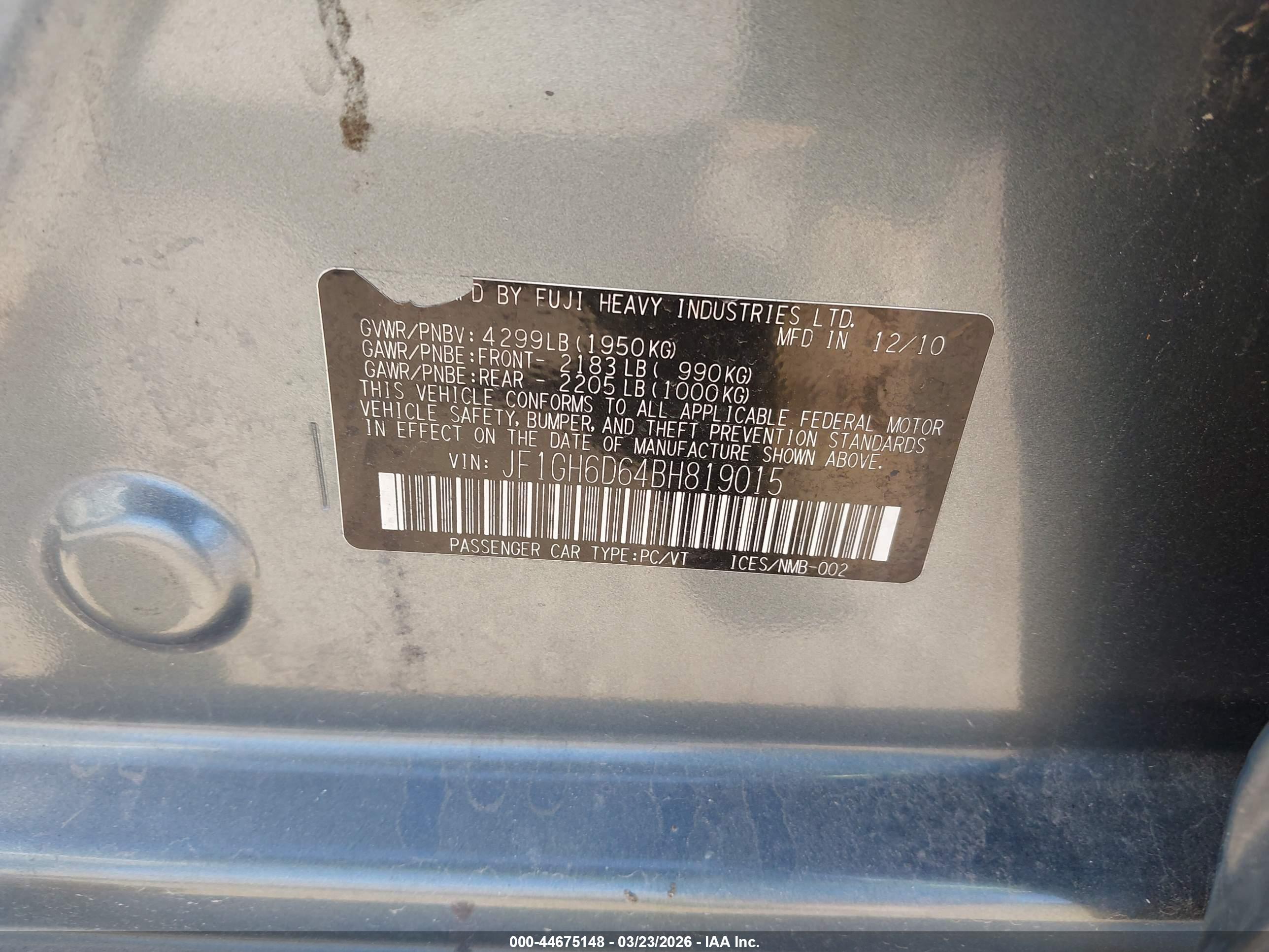 SUBARU IMPREZA image 9