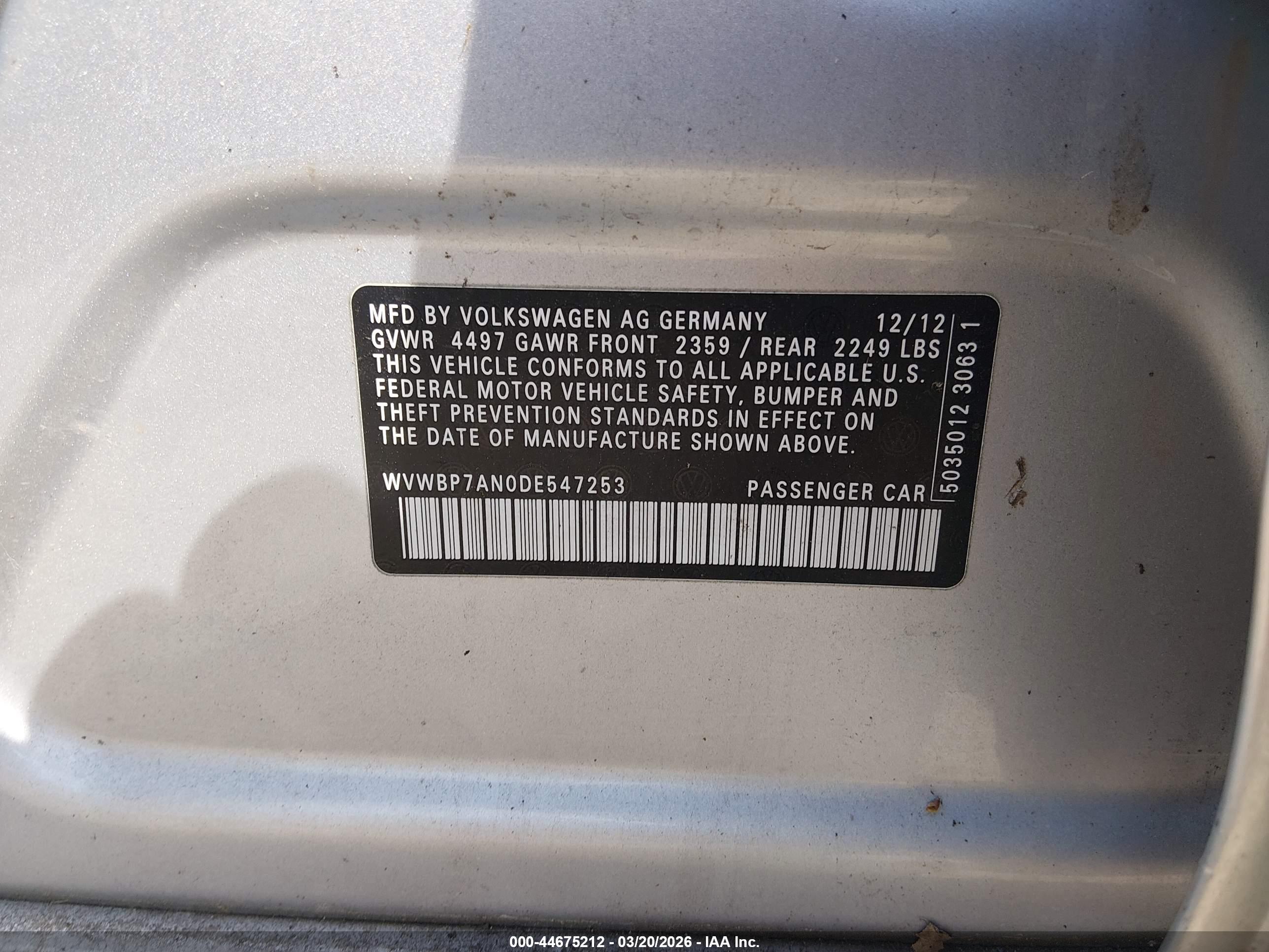 VOLKSWAGEN CC image 9