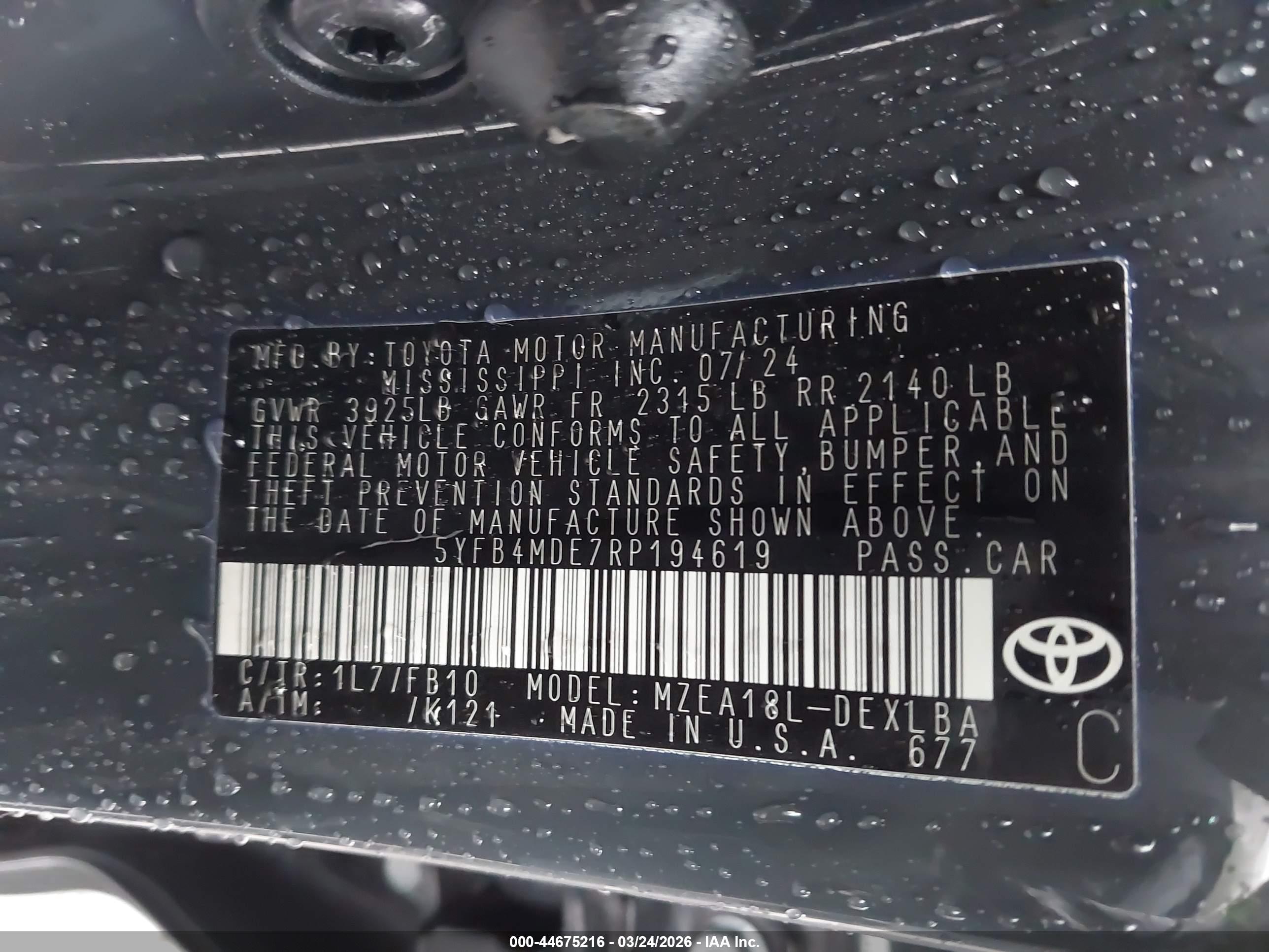 TOYOTA COROLLA image 9