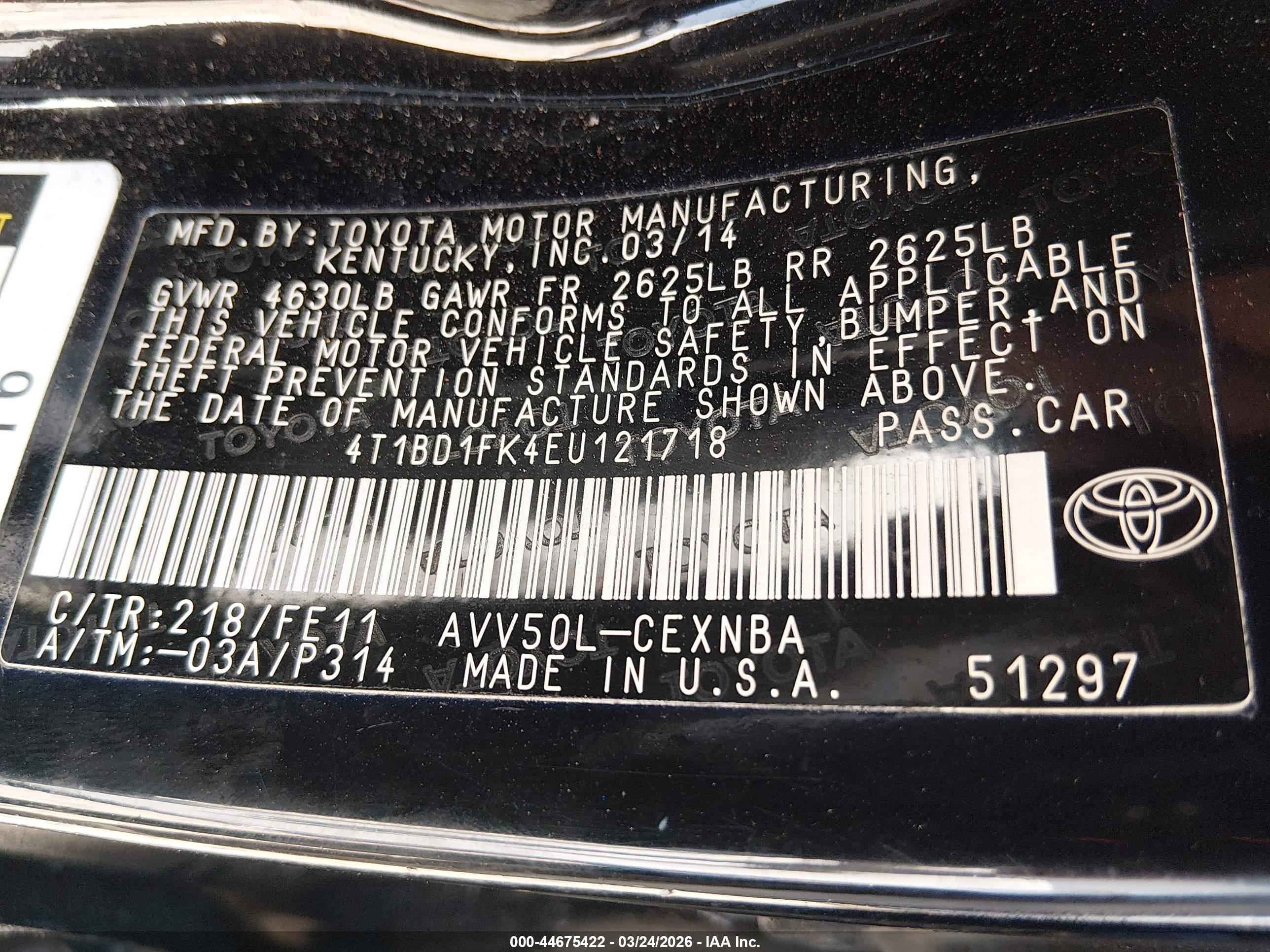TOYOTA CAMRY image 9