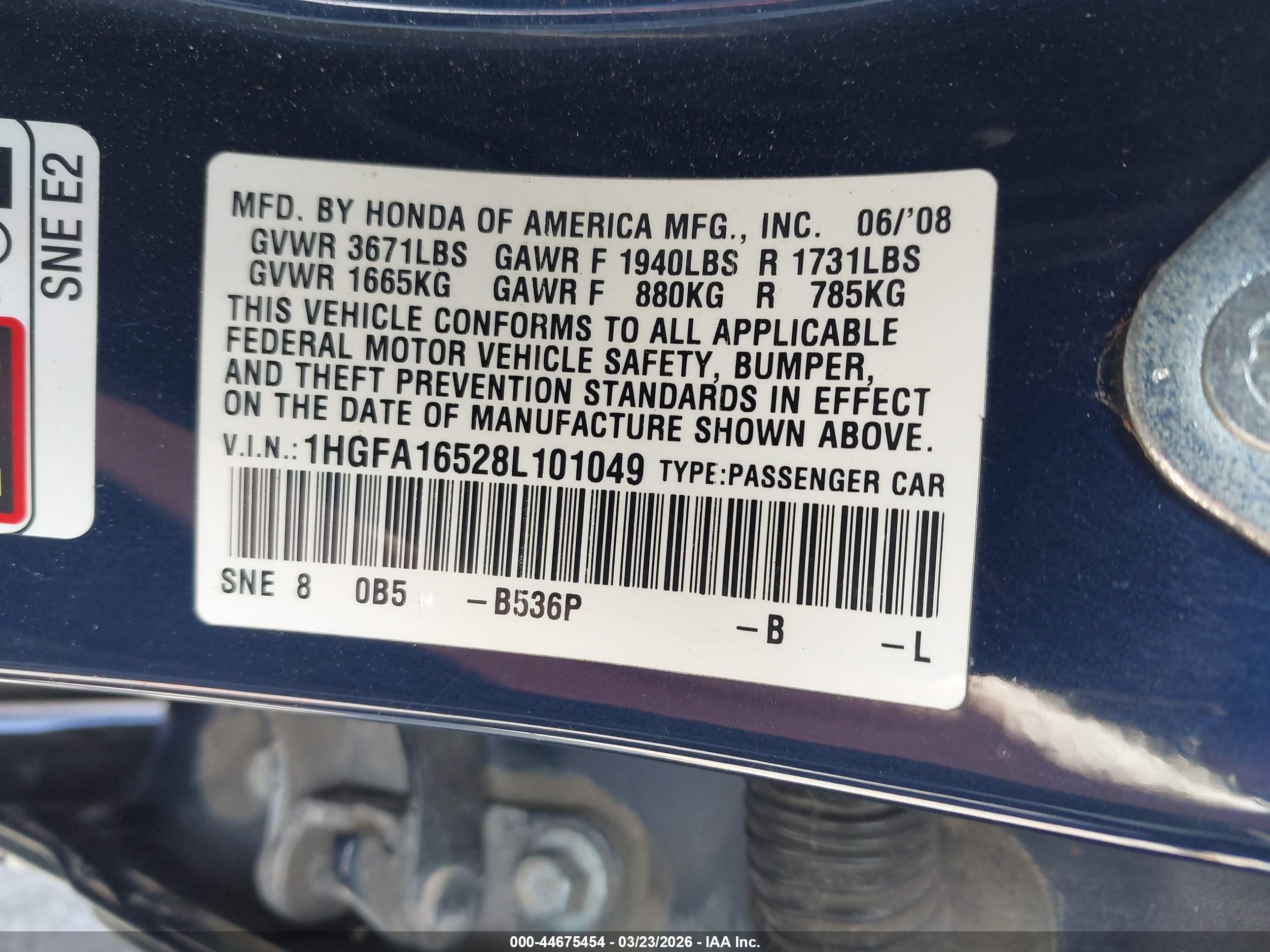 HONDA CIVIC image 9