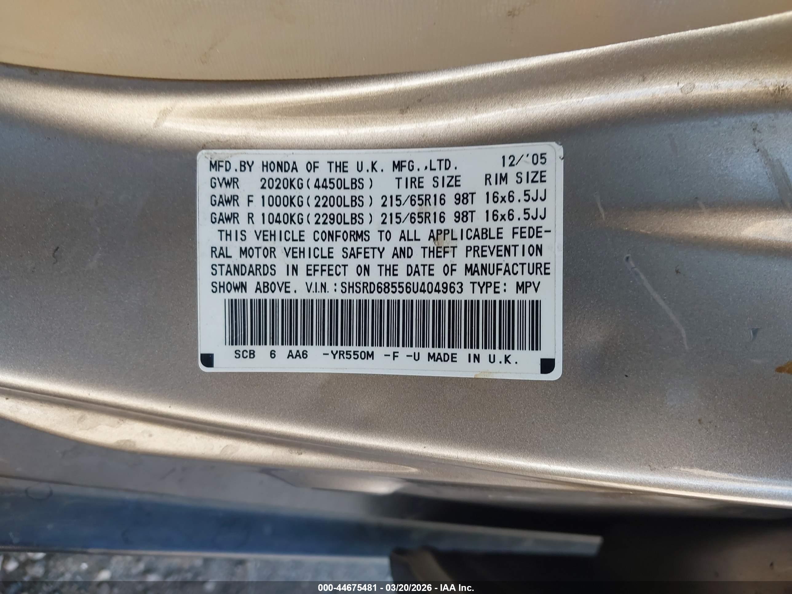 HONDA CR-V image 9
