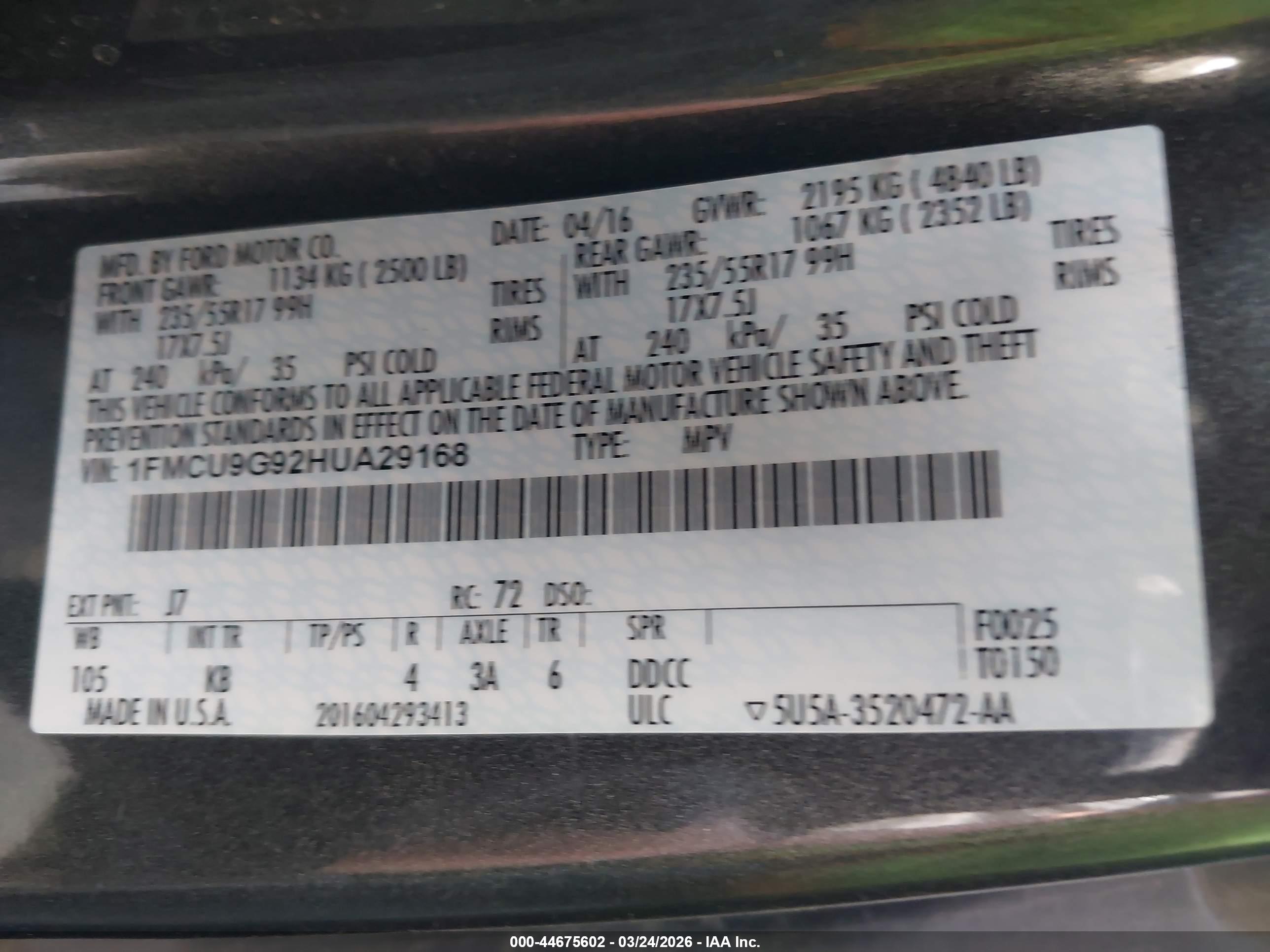 FORD ESCAPE image 9