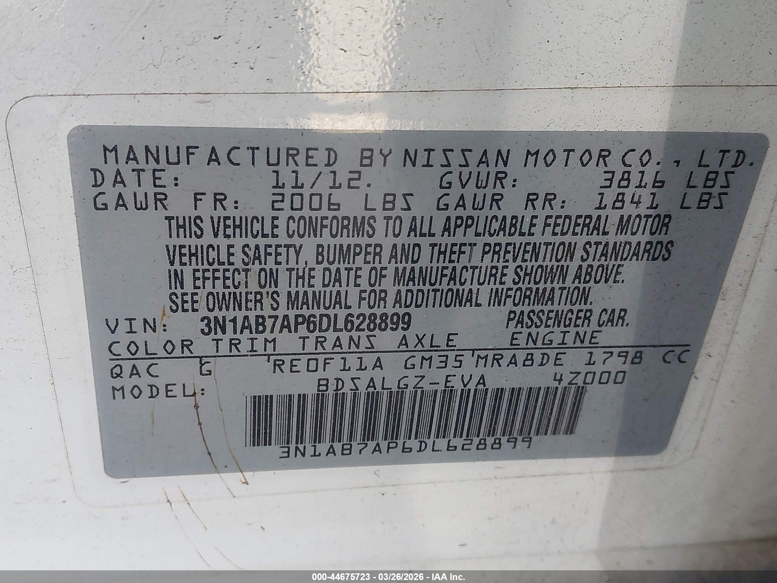 NISSAN SENTRA image 9
