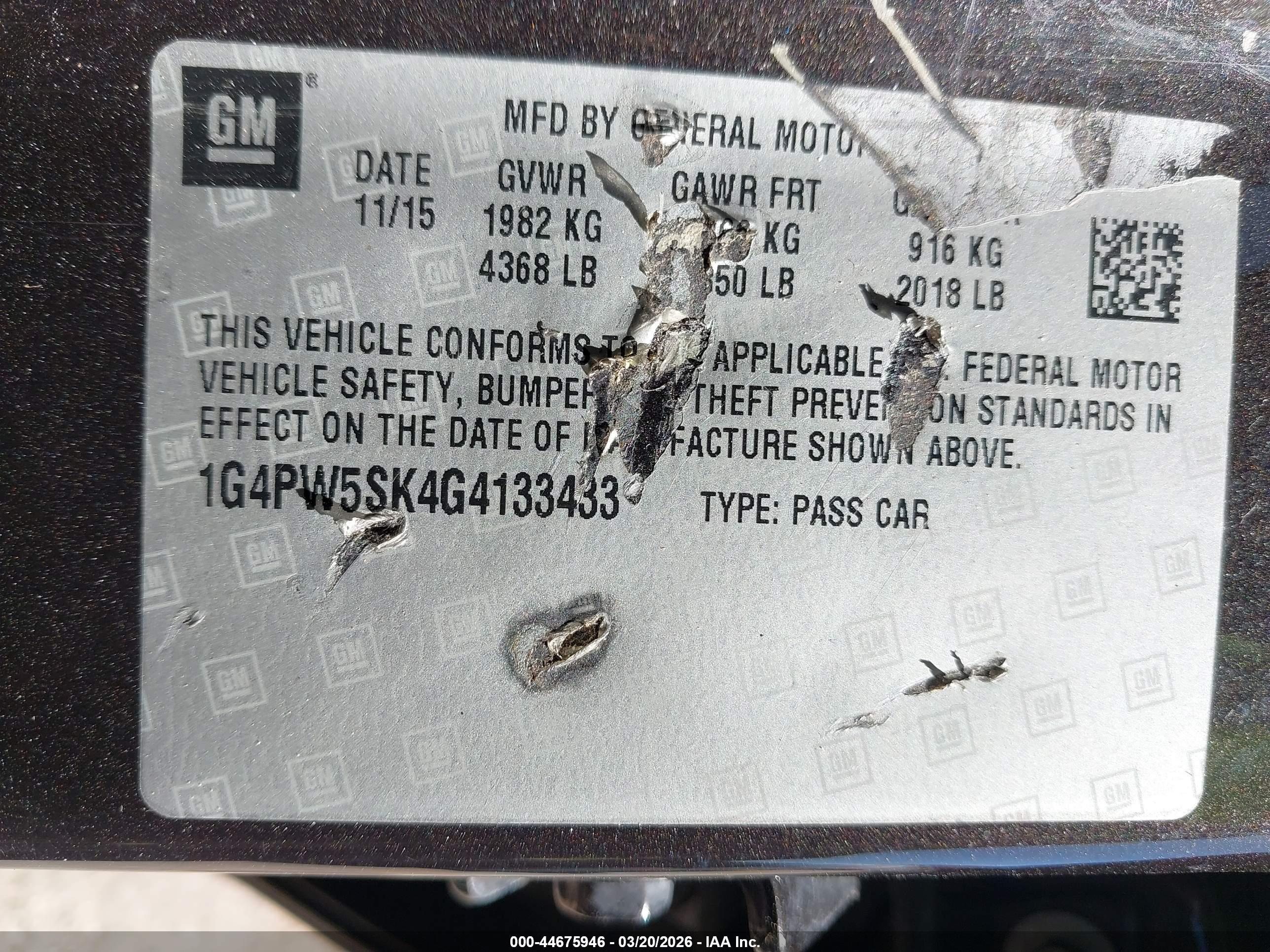 BUICK VERANO image 9