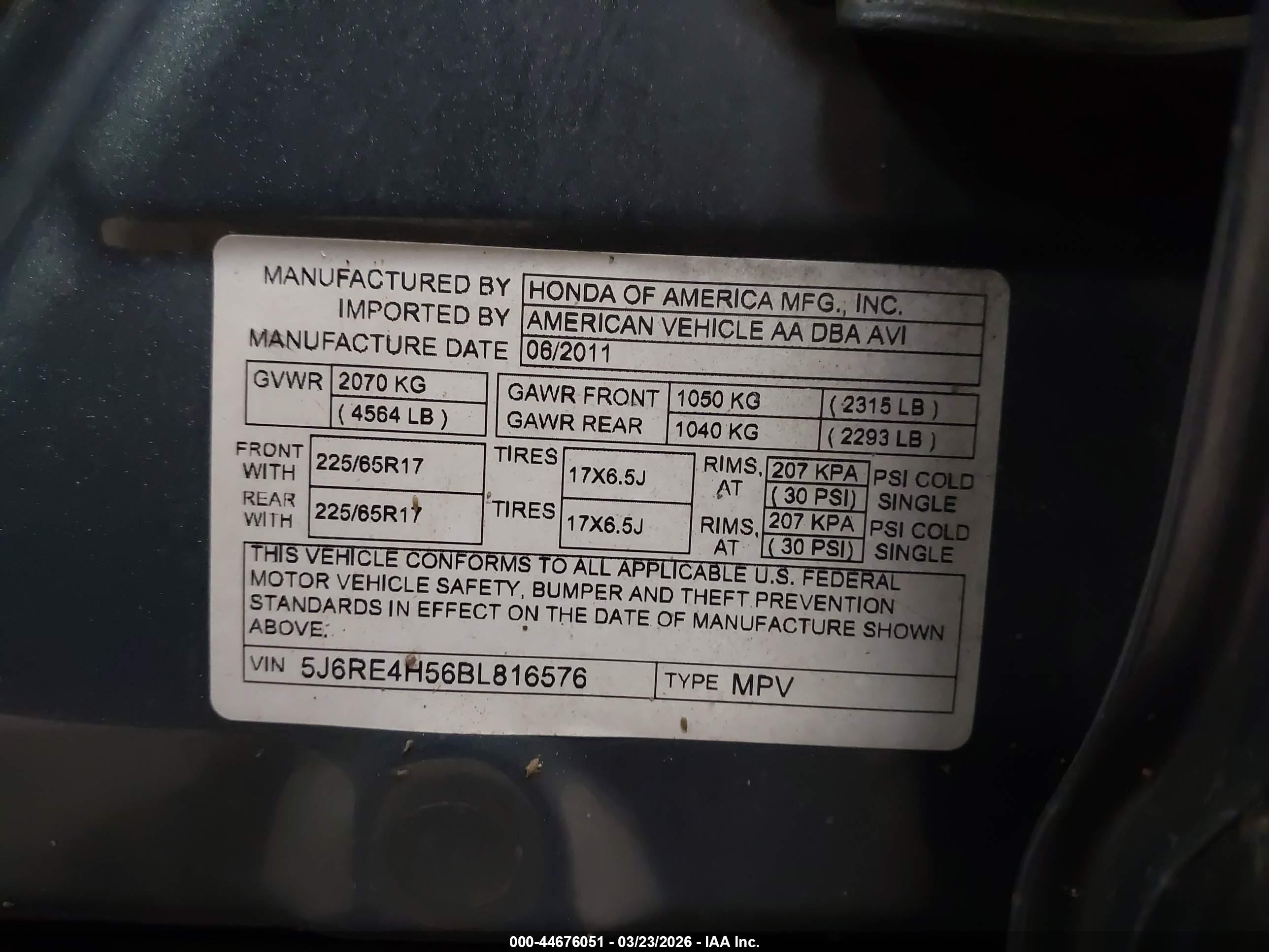 HONDA CR-V image 9