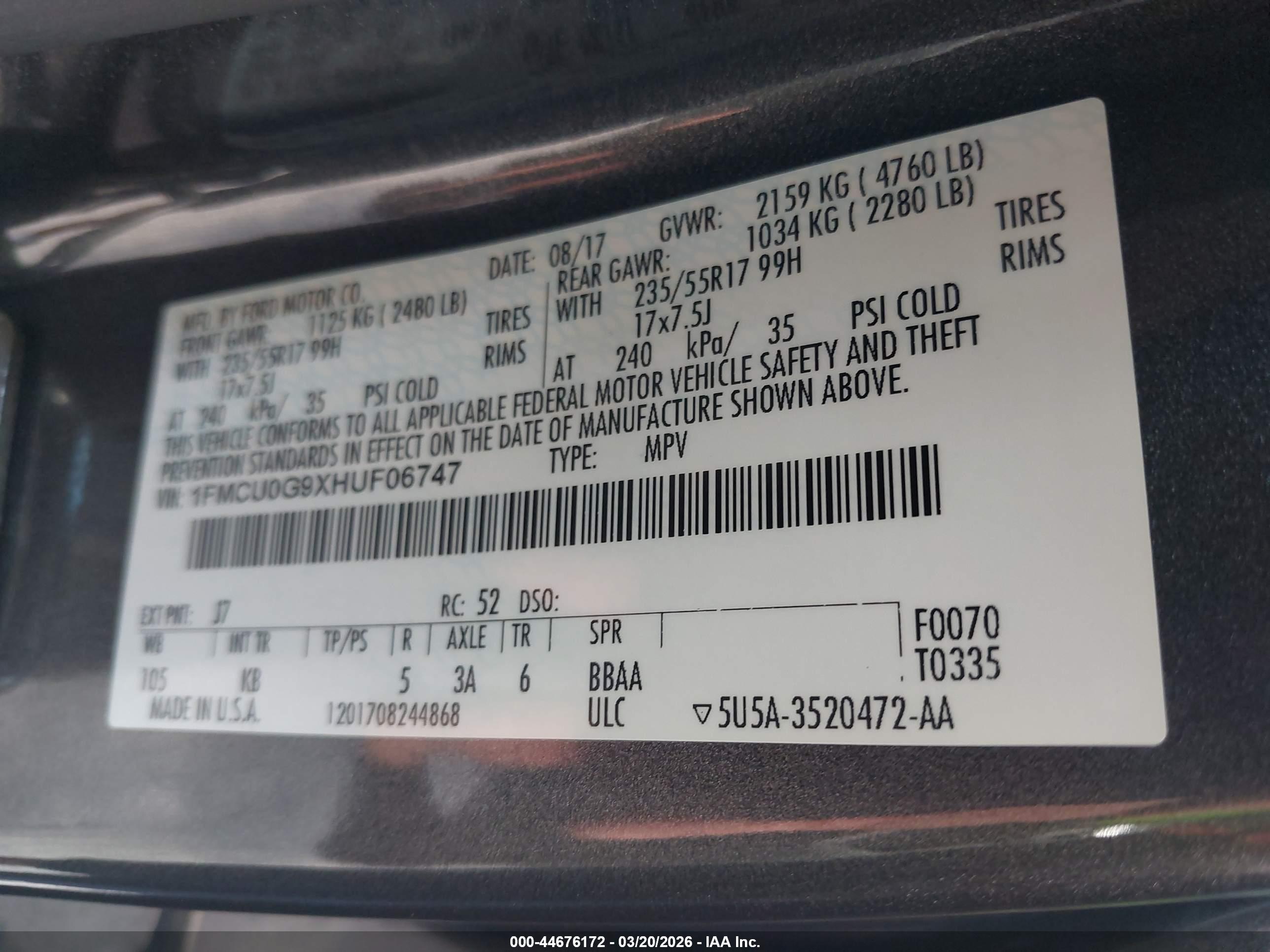 FORD ESCAPE image 9