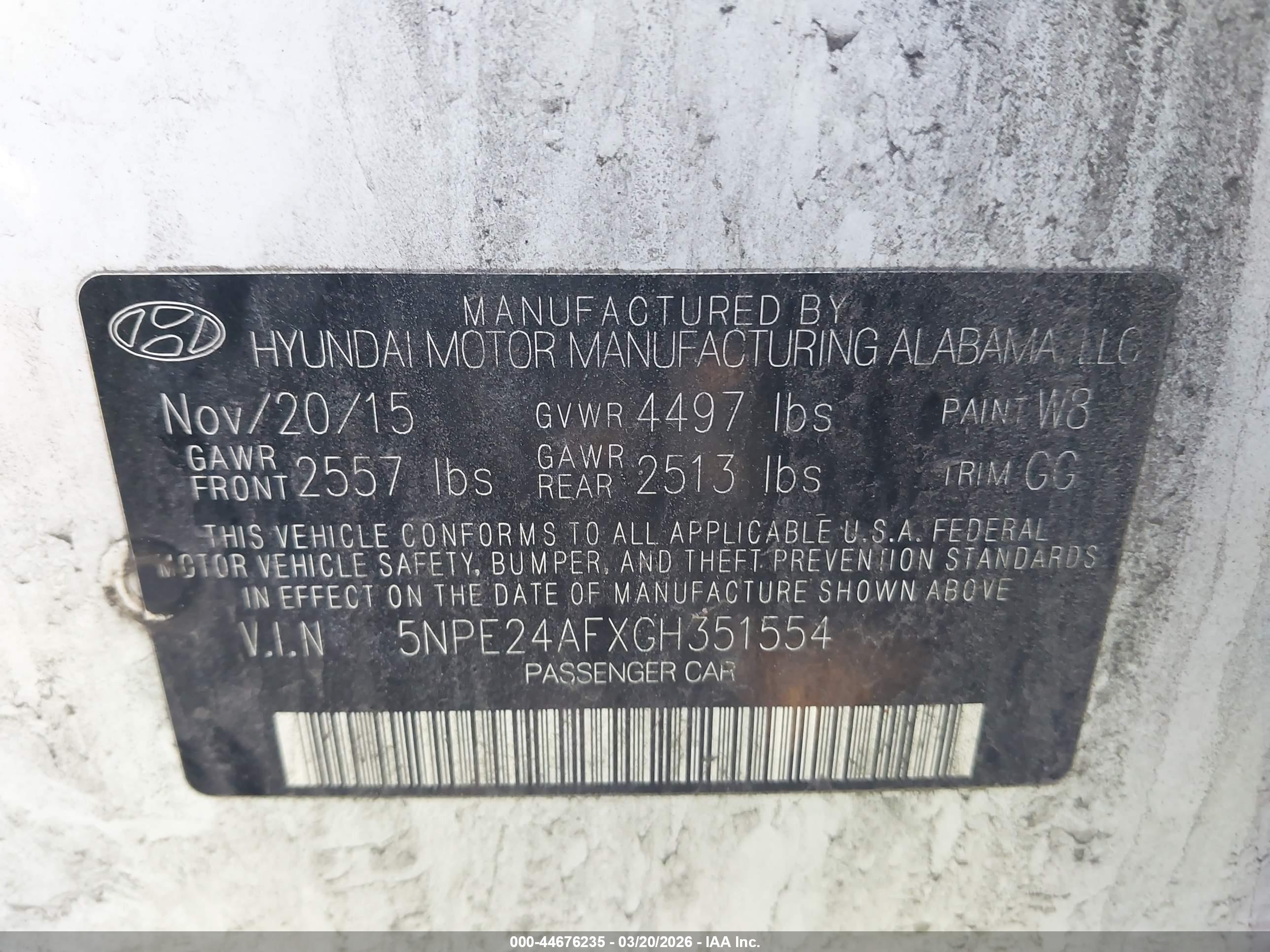 HYUNDAI SONATA image 9