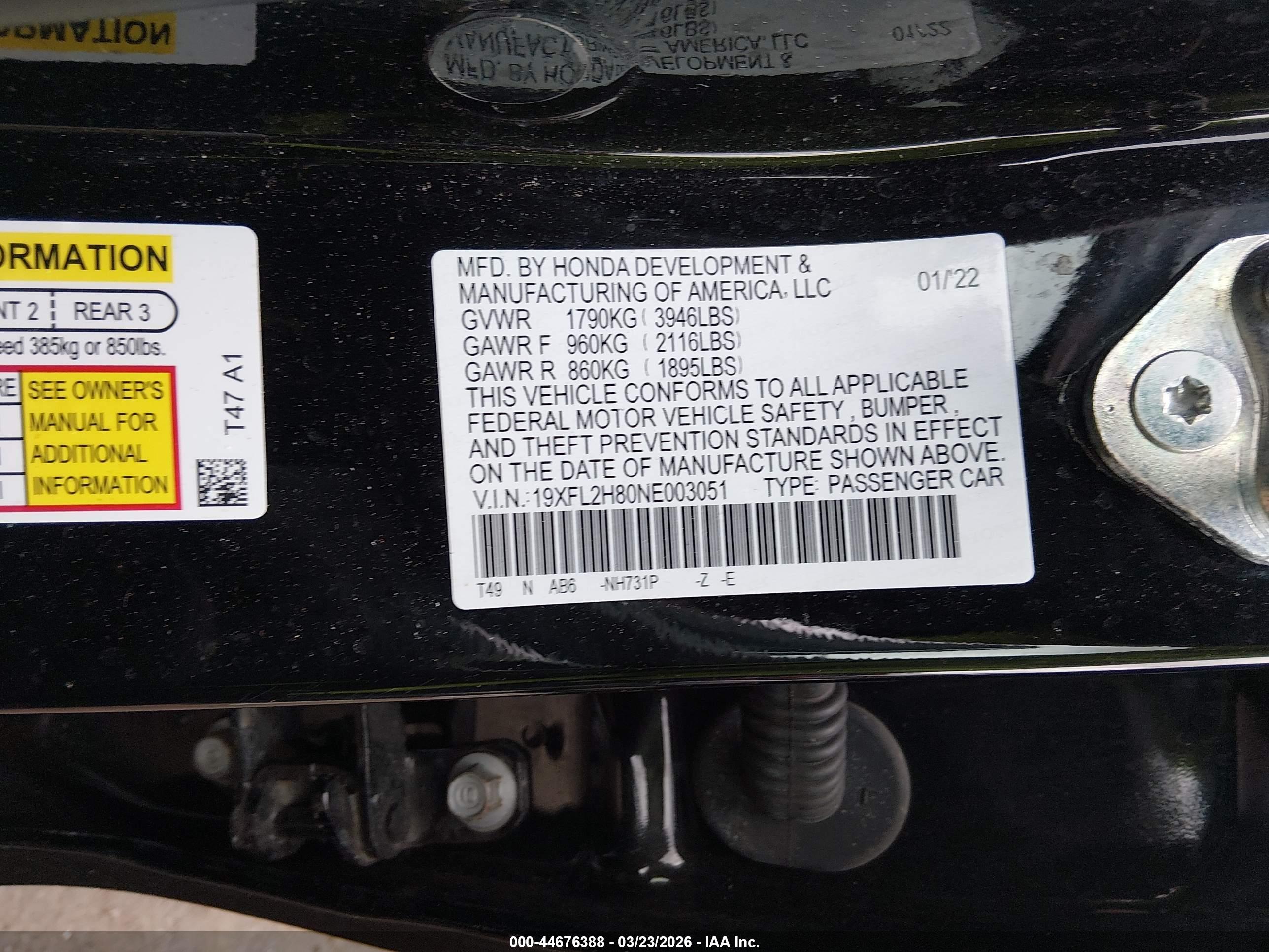 HONDA CIVIC image 9