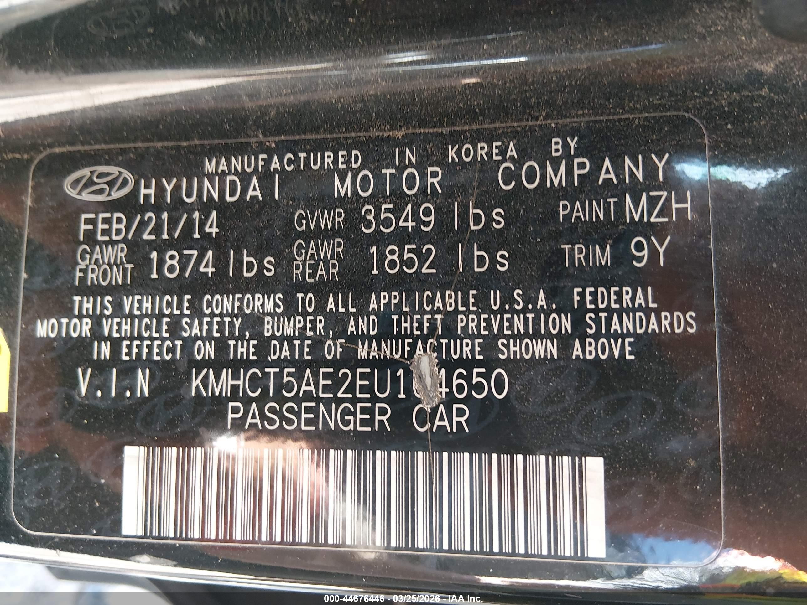 HYUNDAI ACCENT image 9