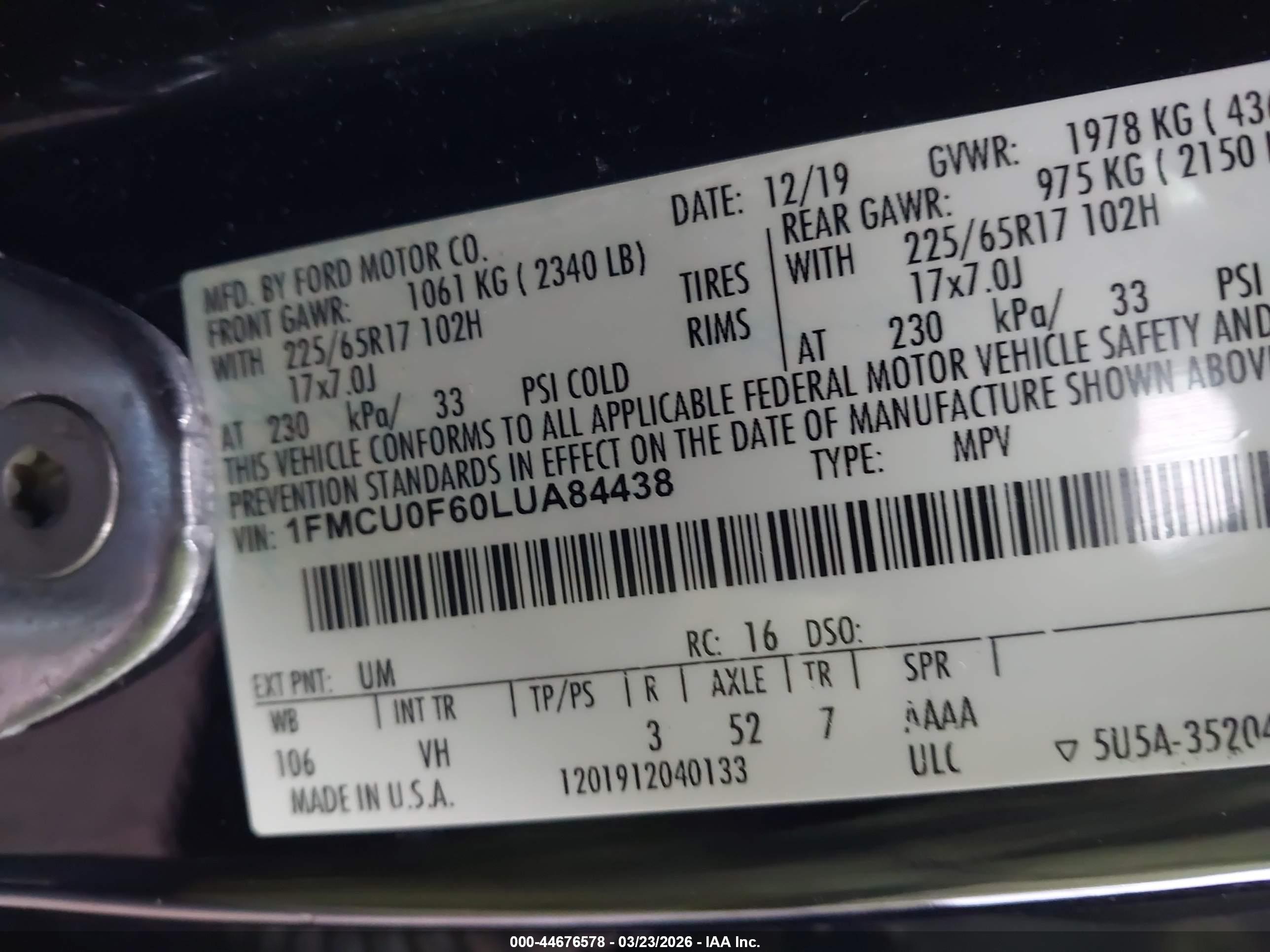 FORD ESCAPE image 9