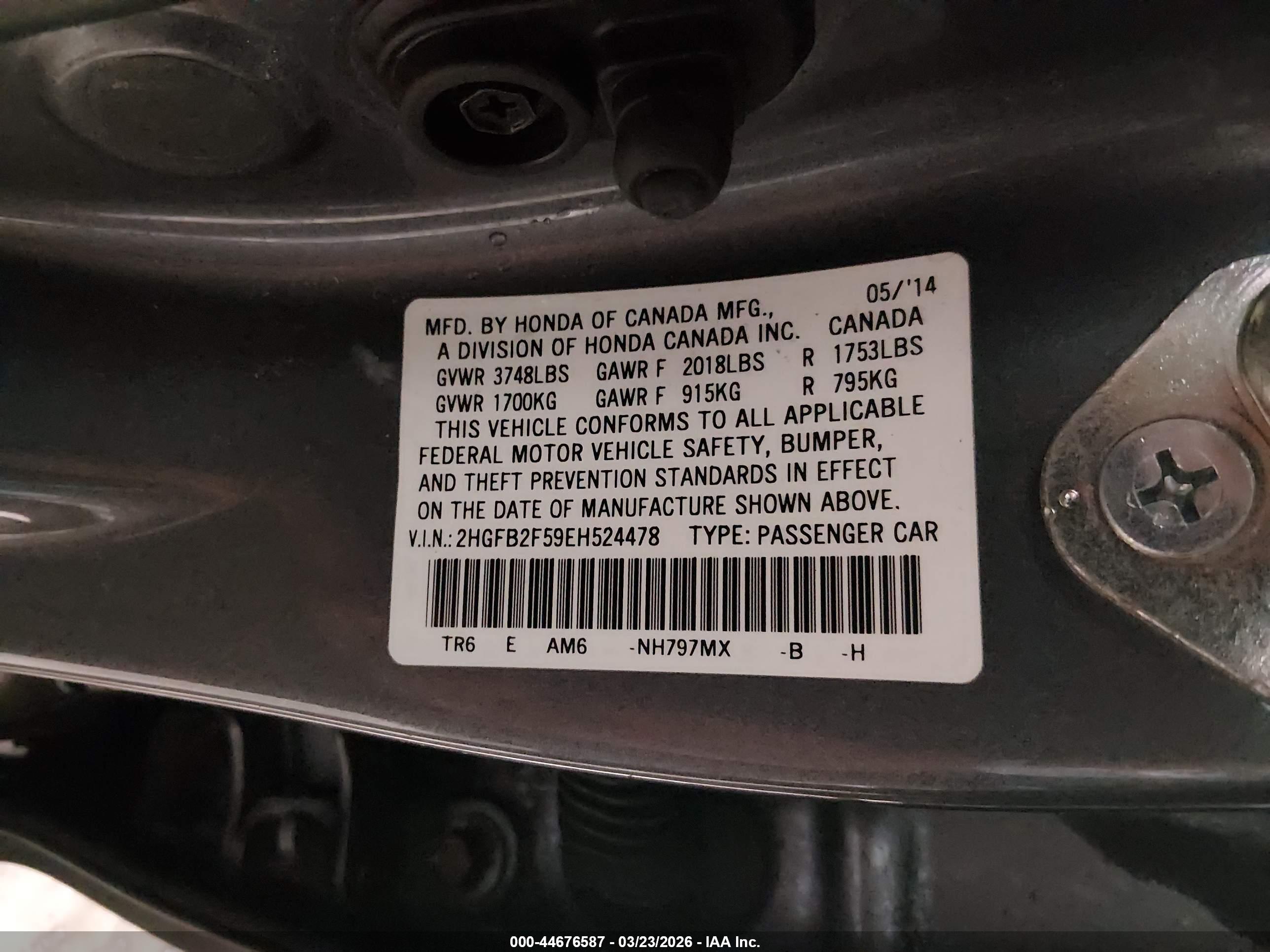 HONDA CIVIC image 9