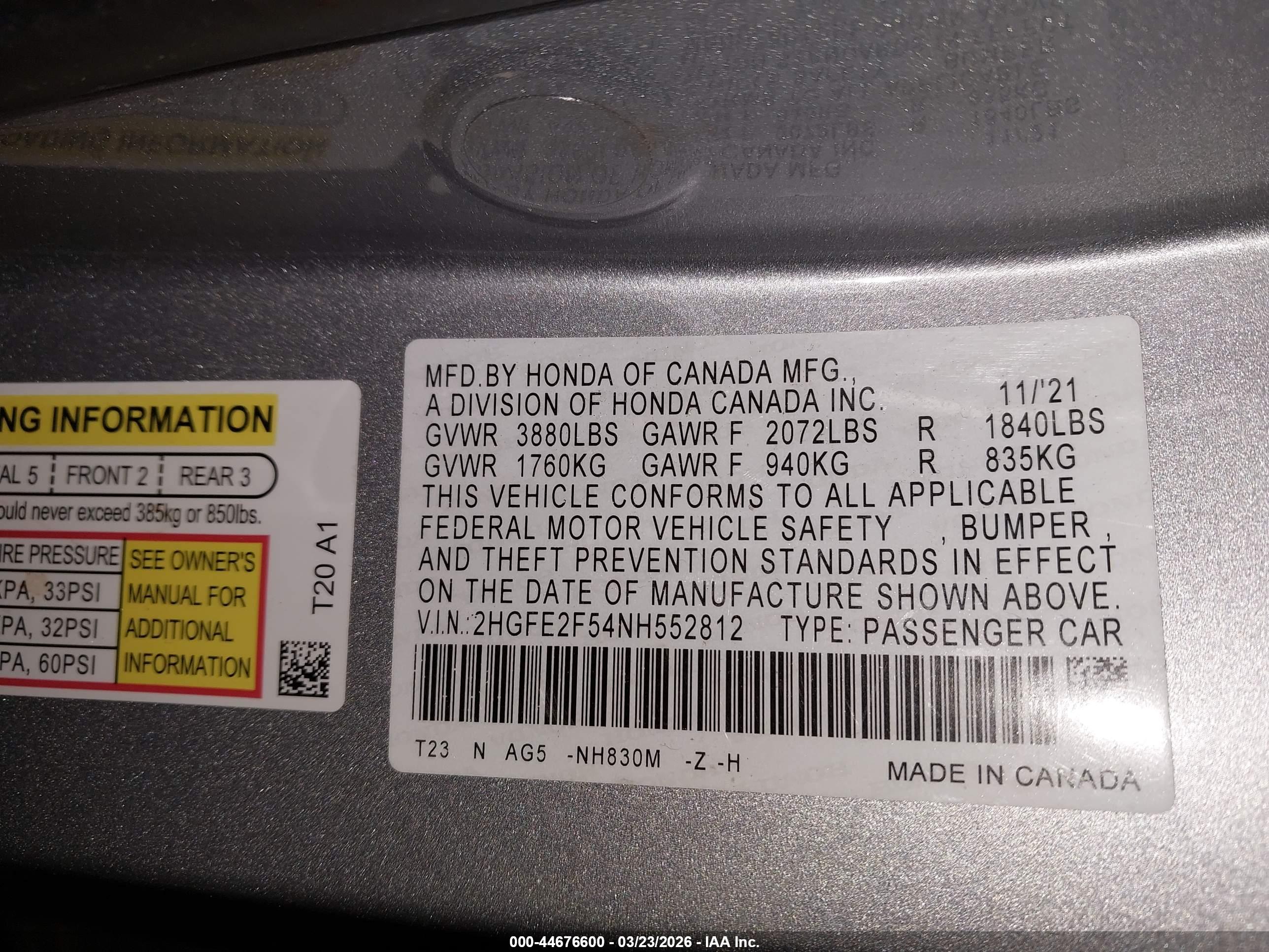 HONDA CIVIC image 9