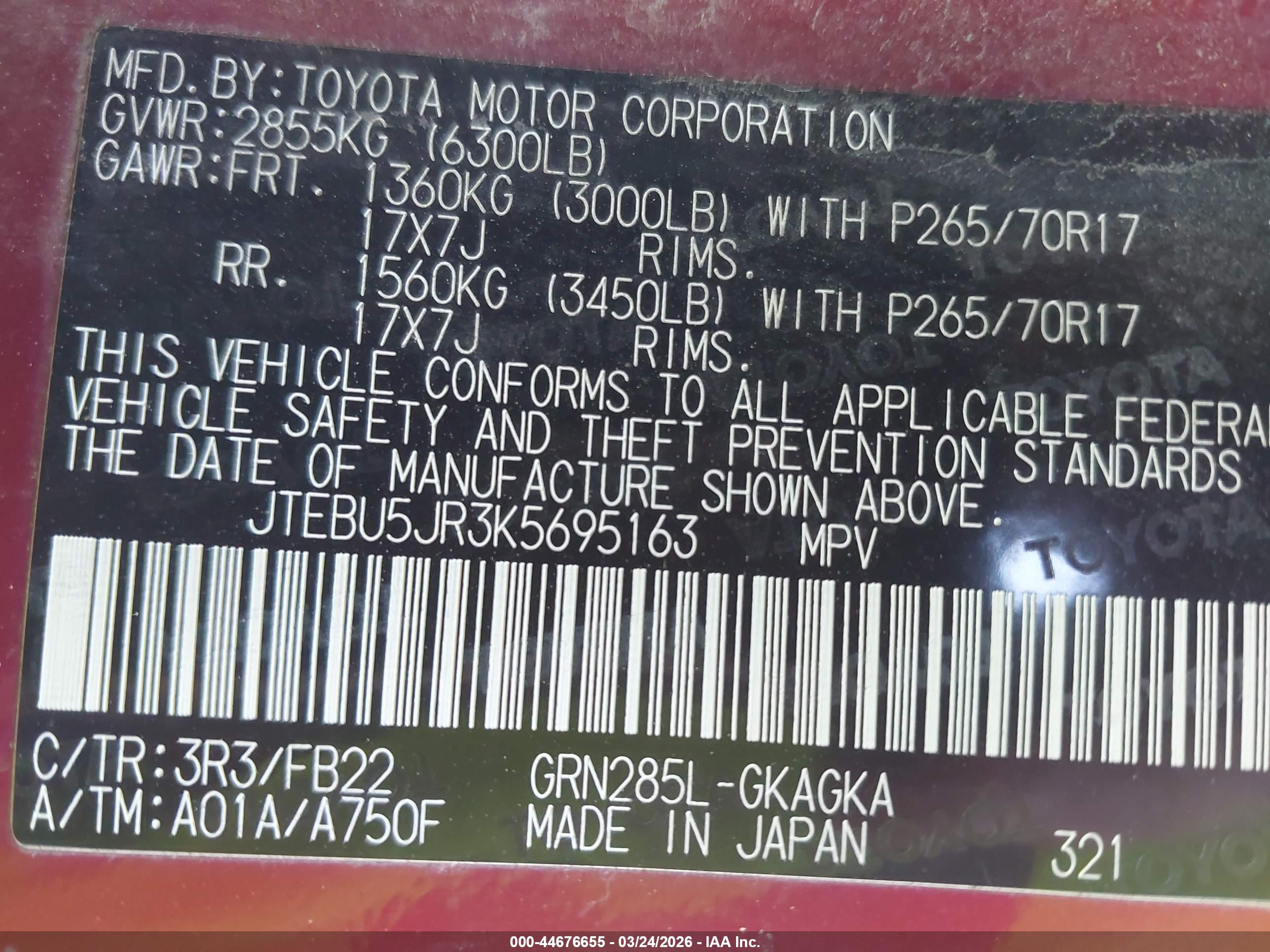 TOYOTA 4RUNNER image 9