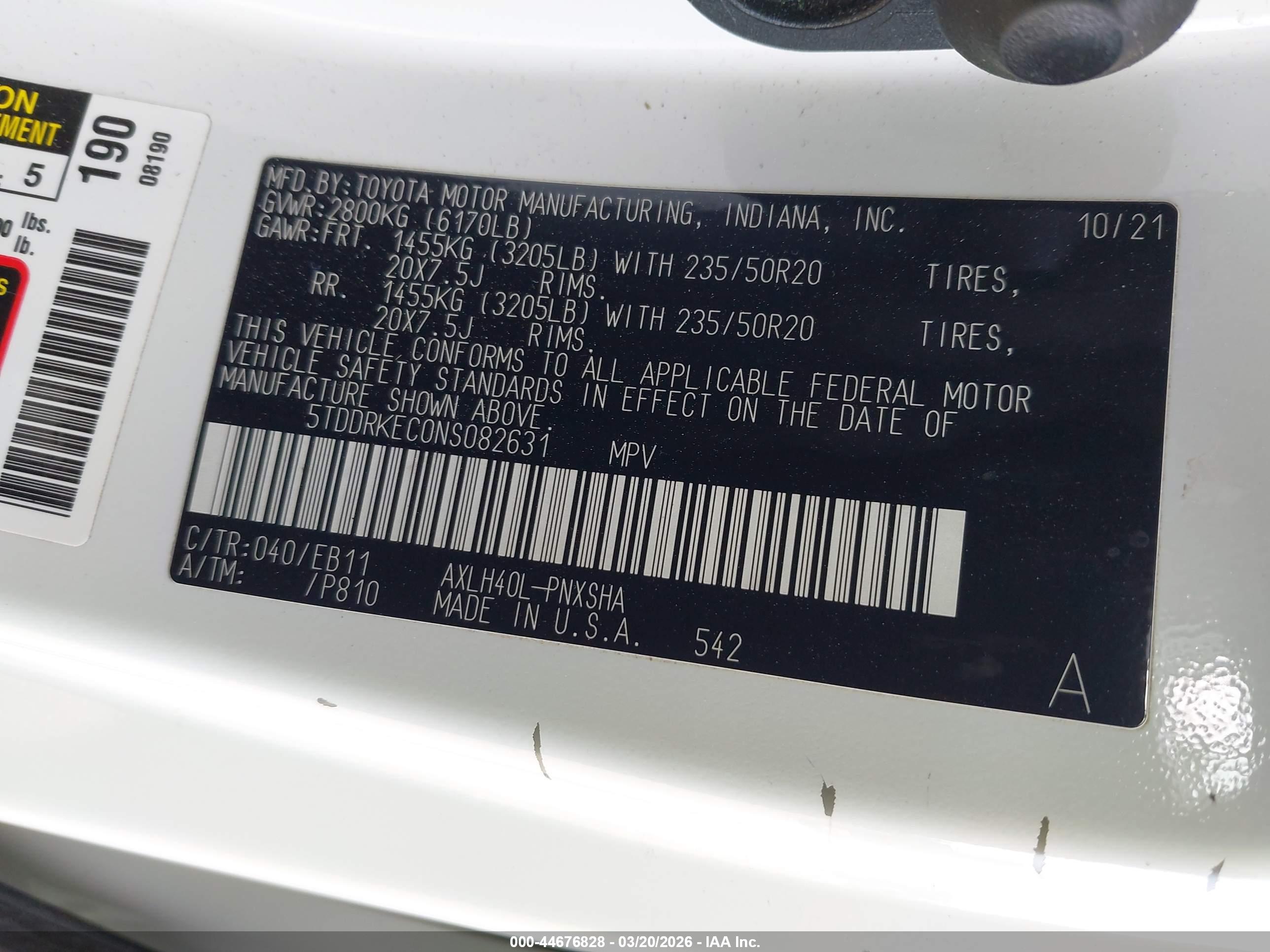 TOYOTA SIENNA image 9