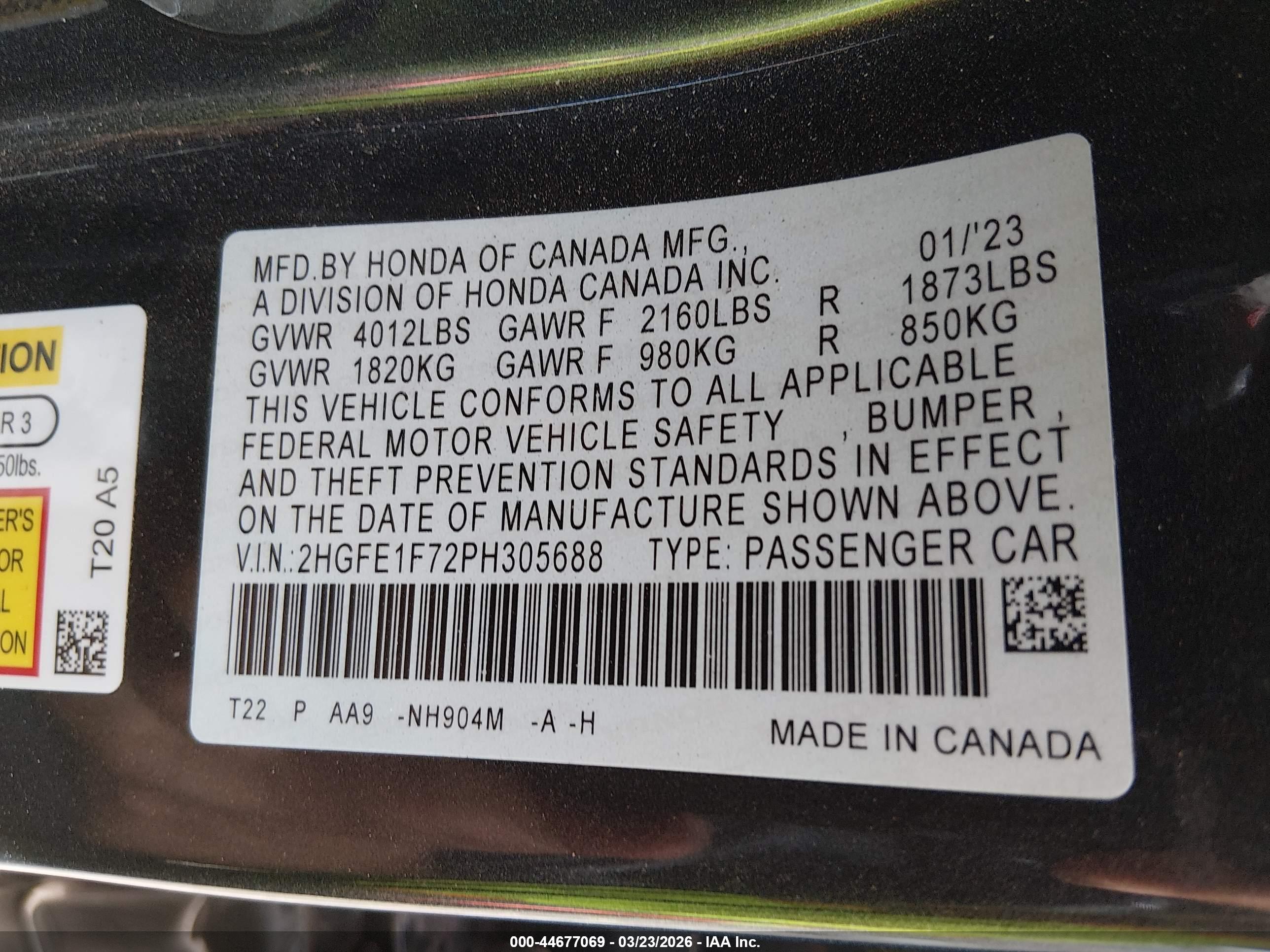 HONDA CIVIC image 9