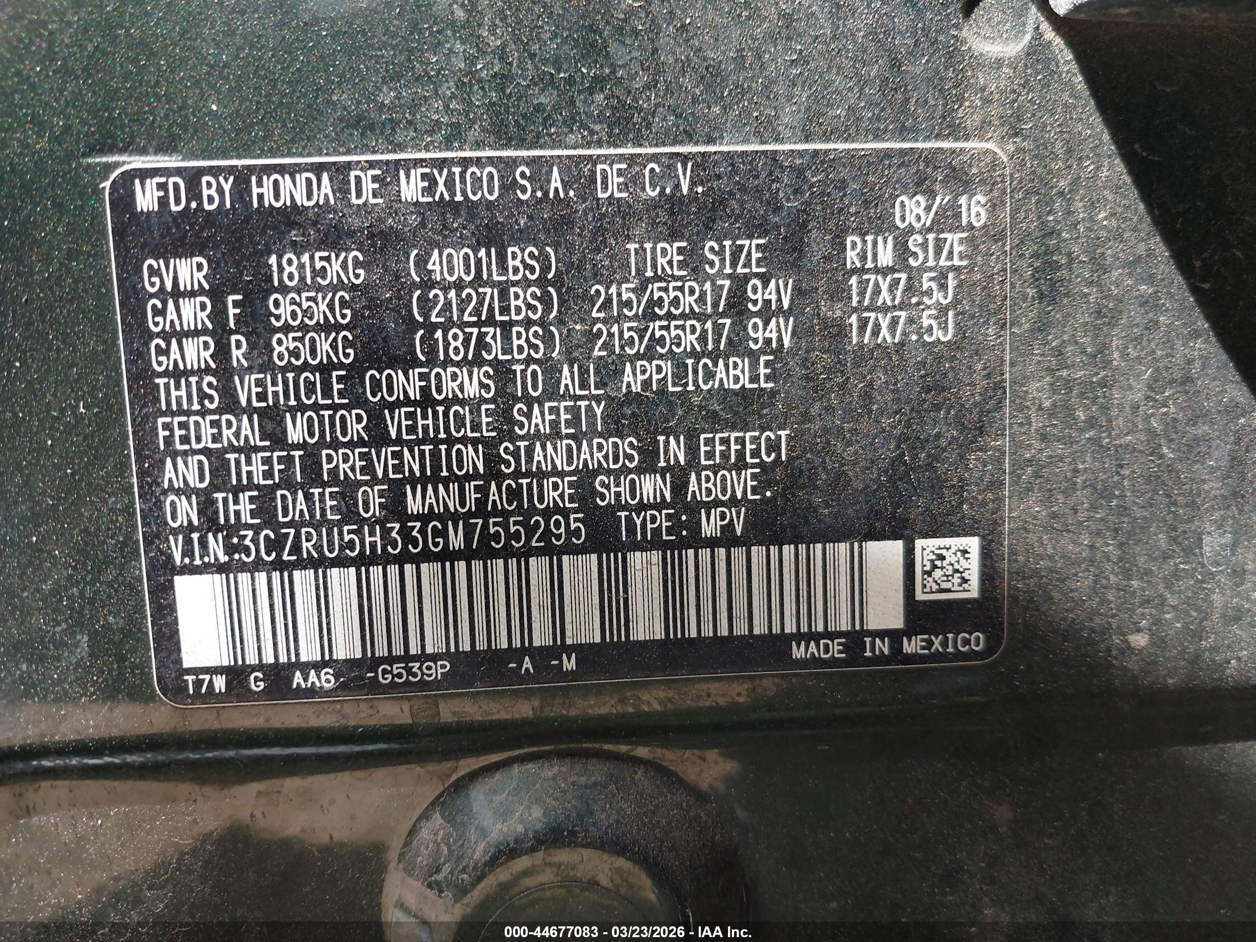 HONDA HR-V image 9