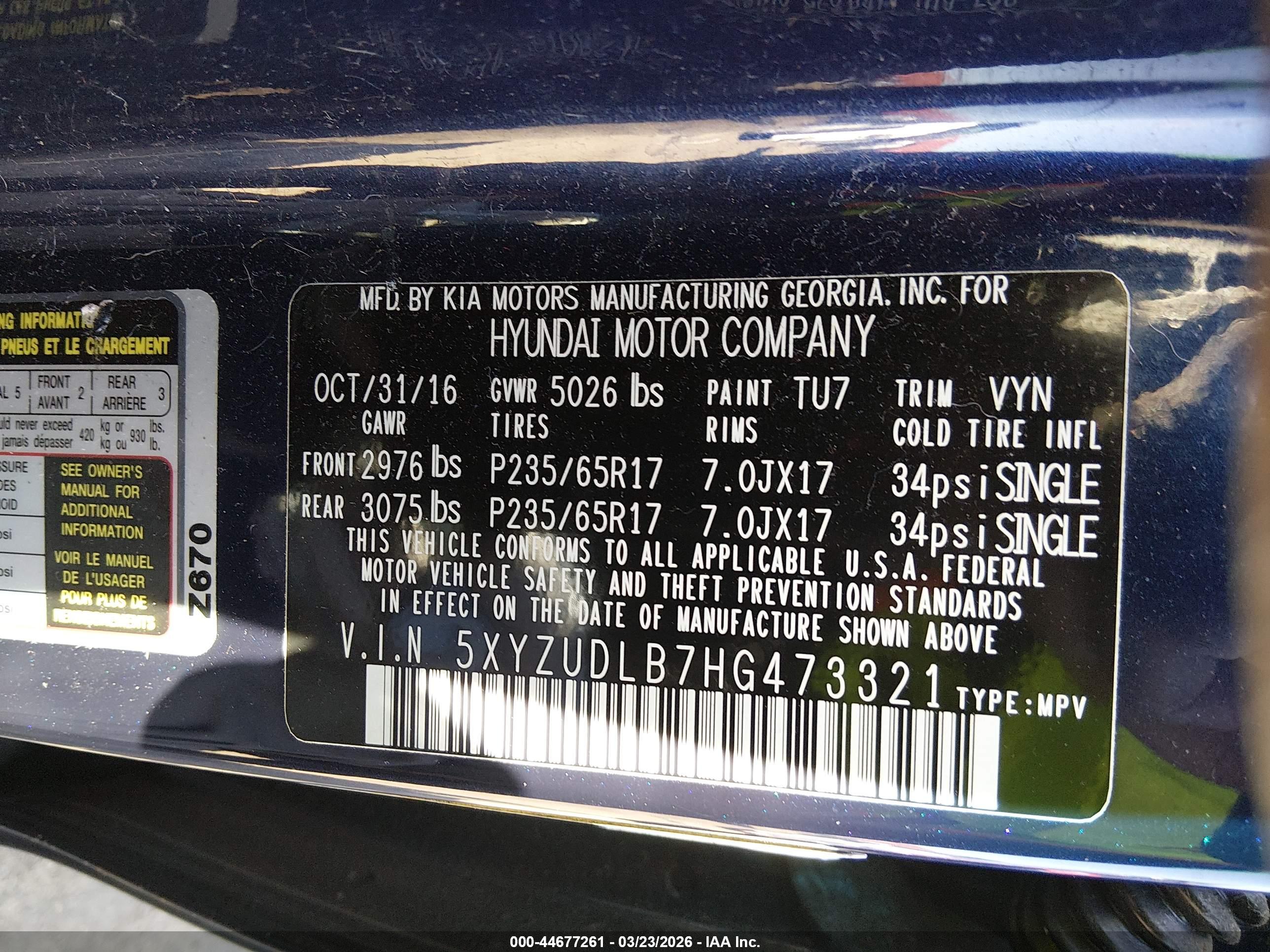 HYUNDAI SANTA image 9
