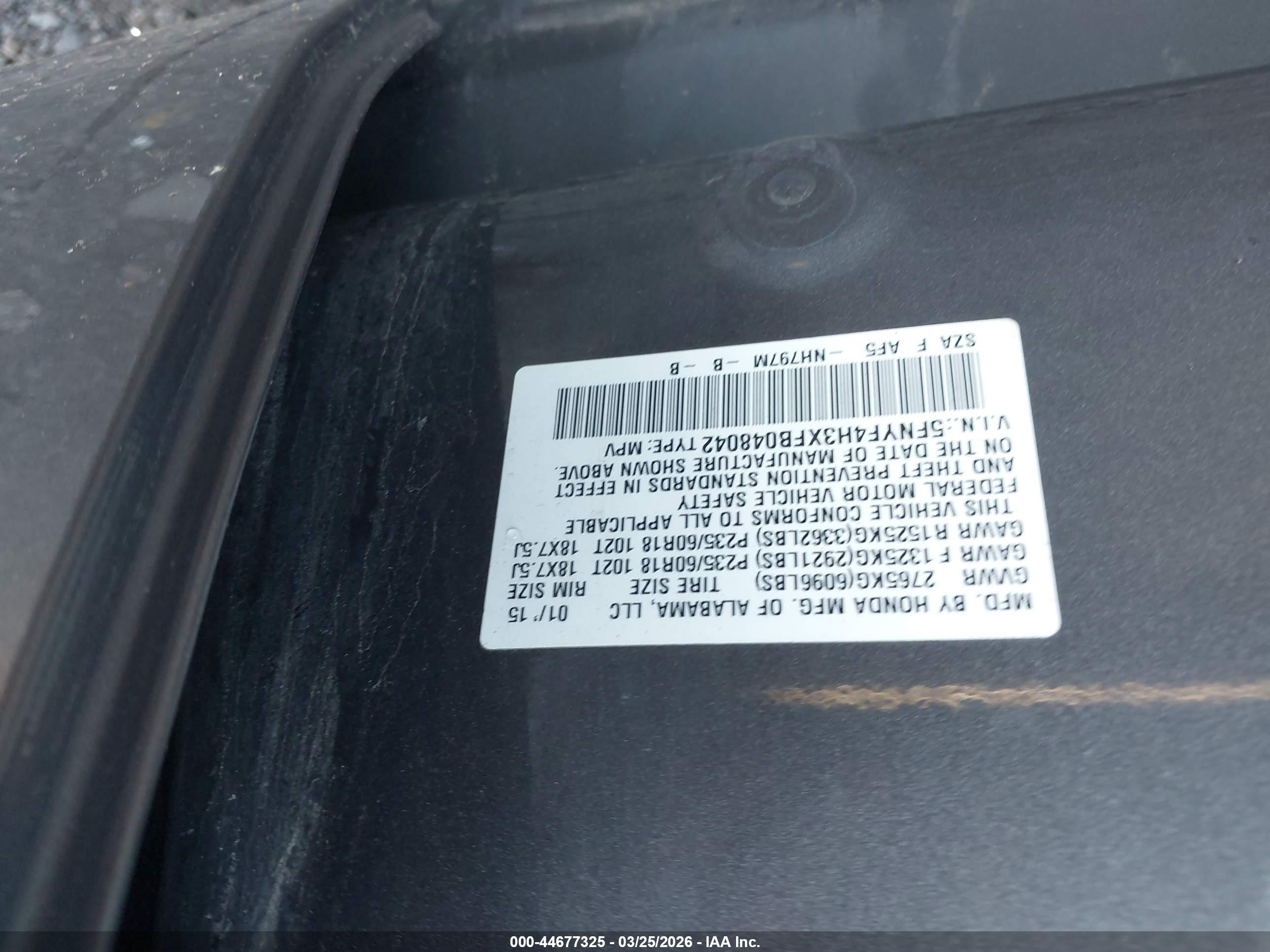 HONDA PILOT image 9