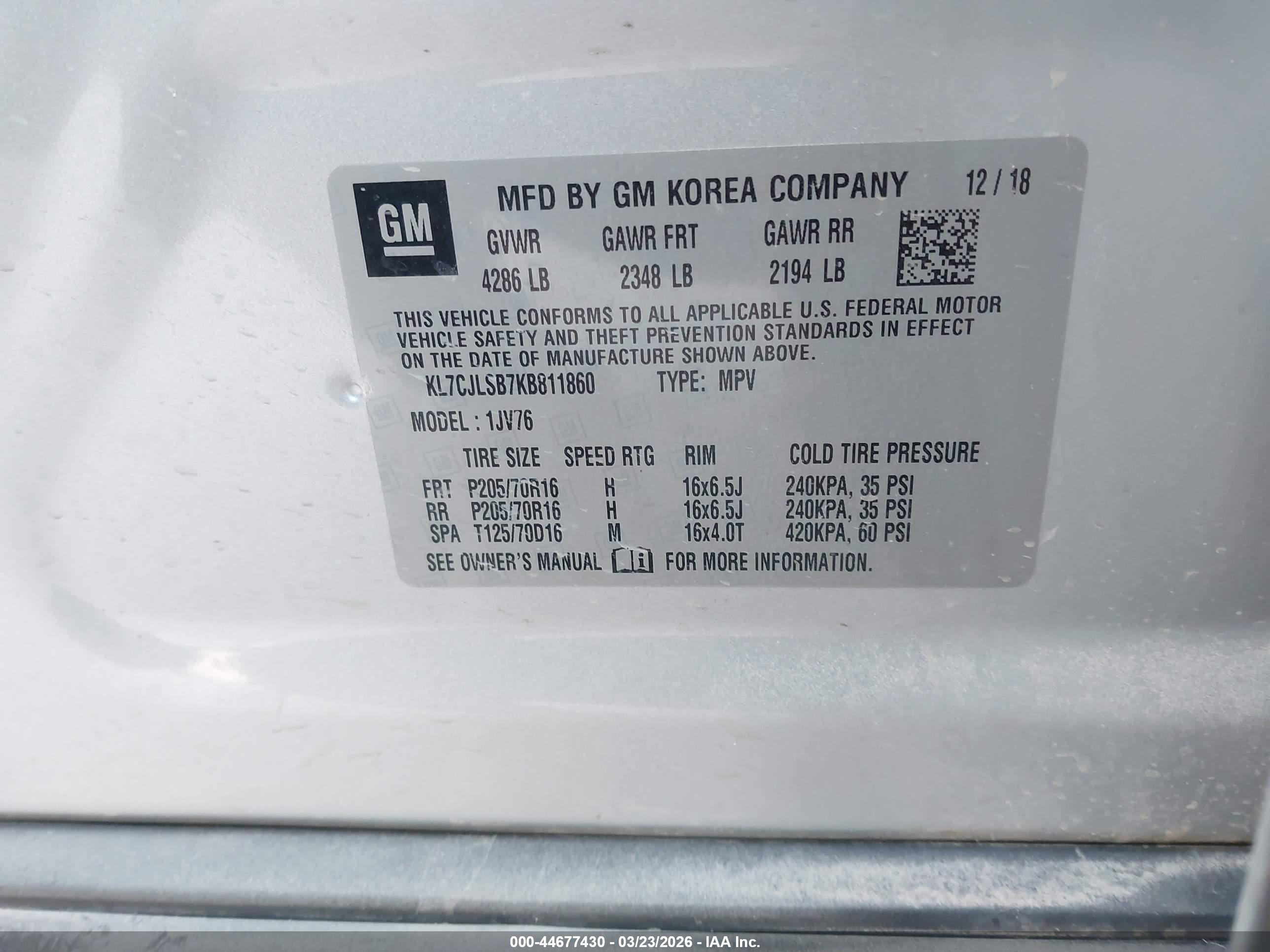 CHEVROLET TRAX image 9