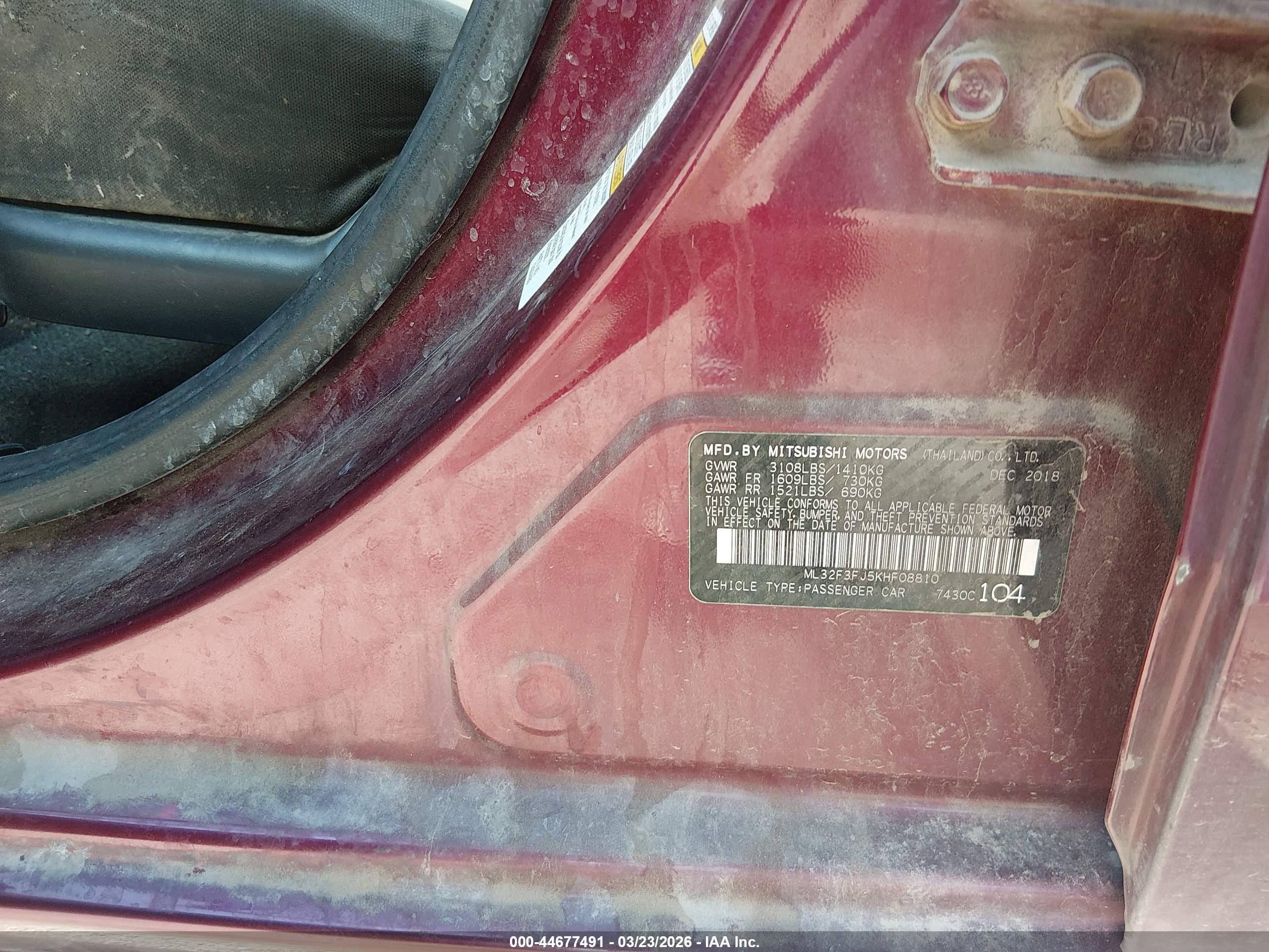 MITSUBISHI MIRAGE image 9