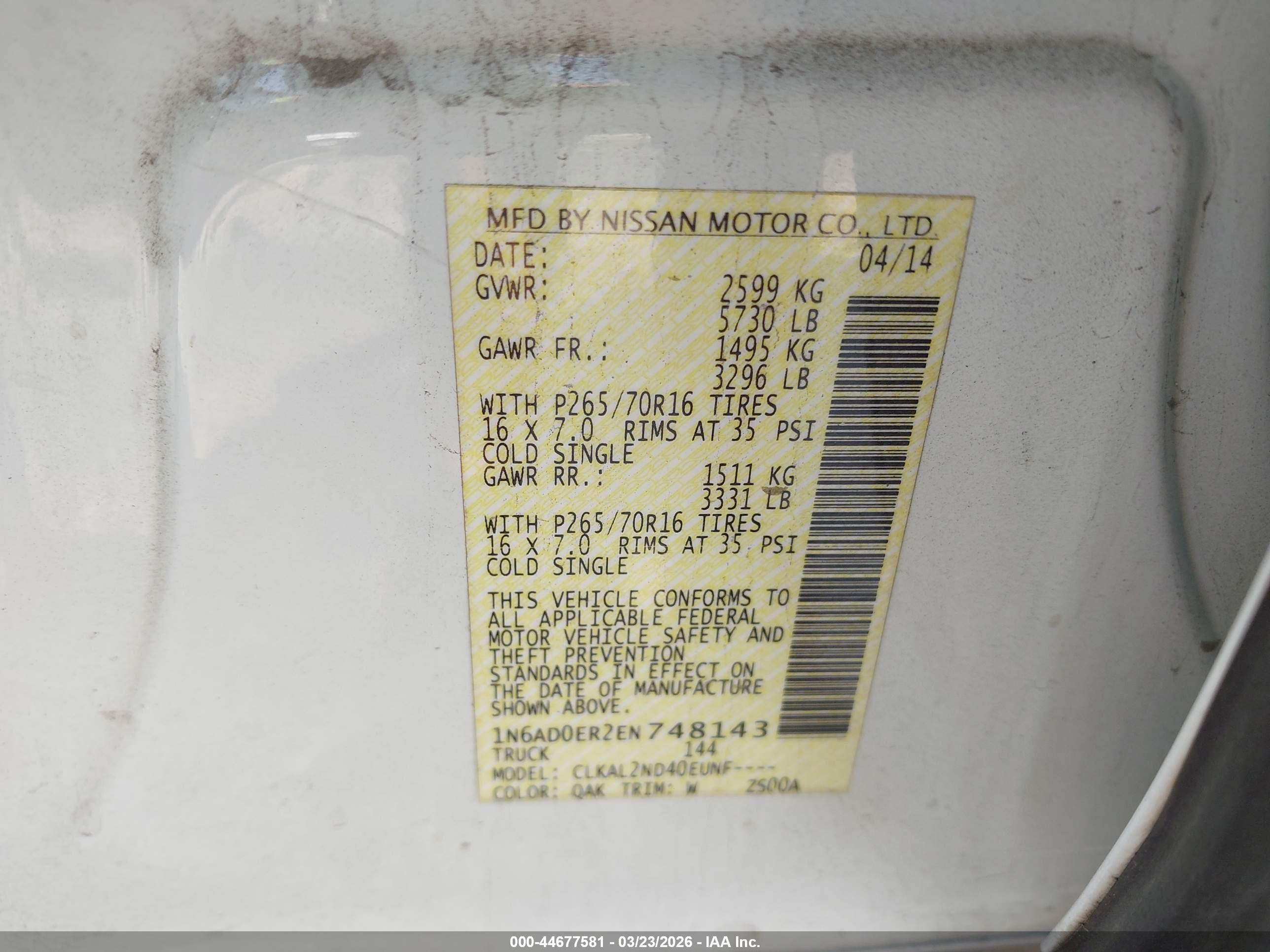 NISSAN FRONTIER image 9