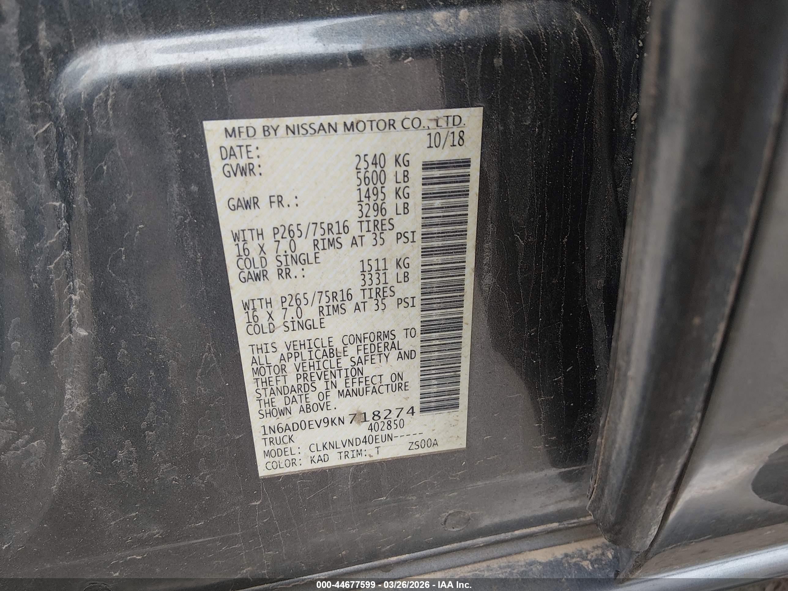 NISSAN FRONTIER image 9