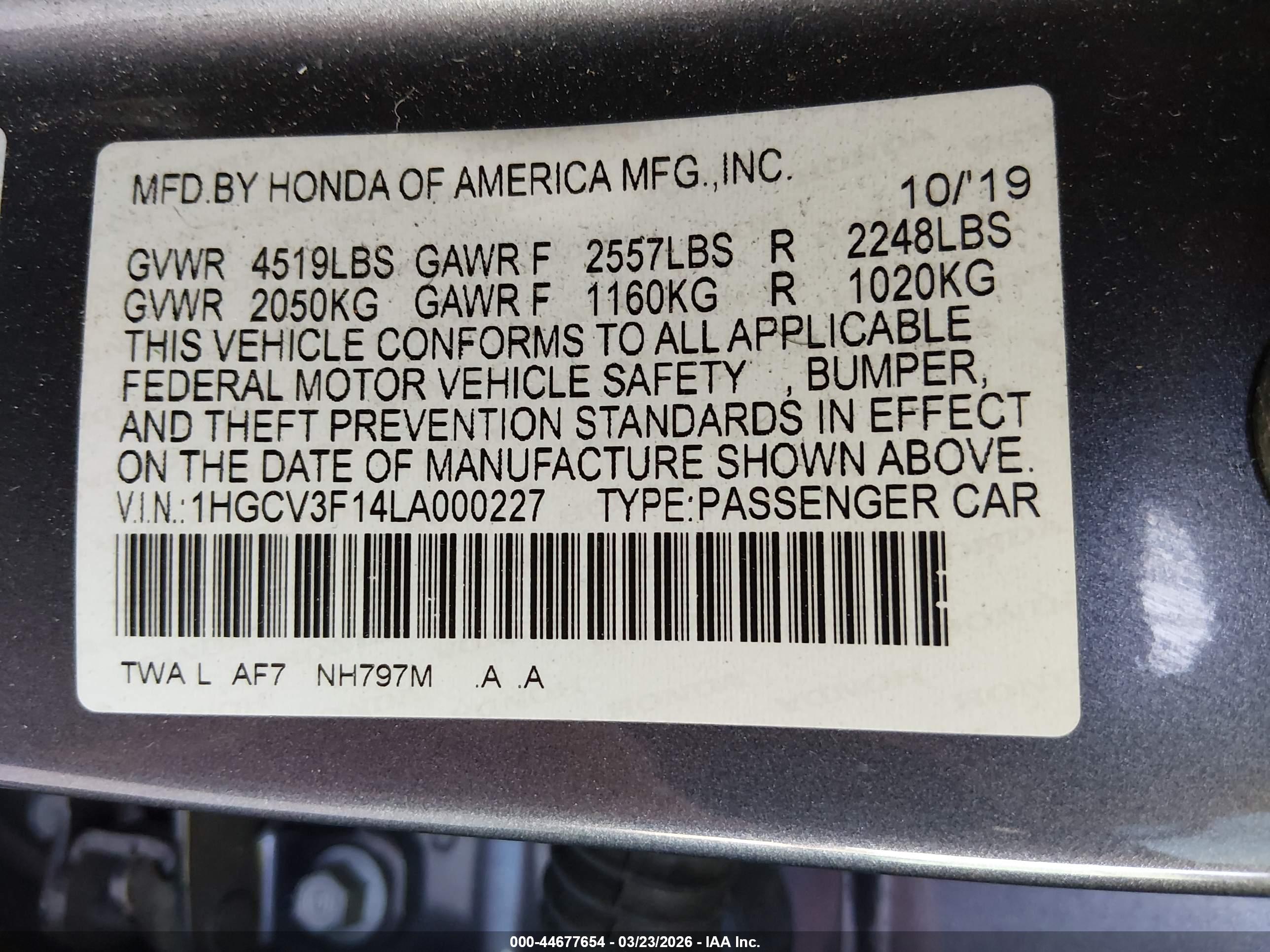 HONDA ACCORD image 9