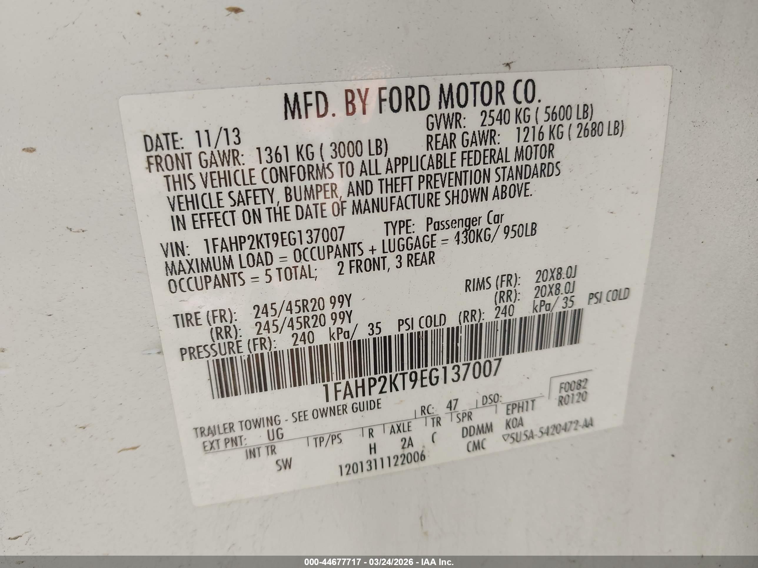 FORD TAURUS image 9