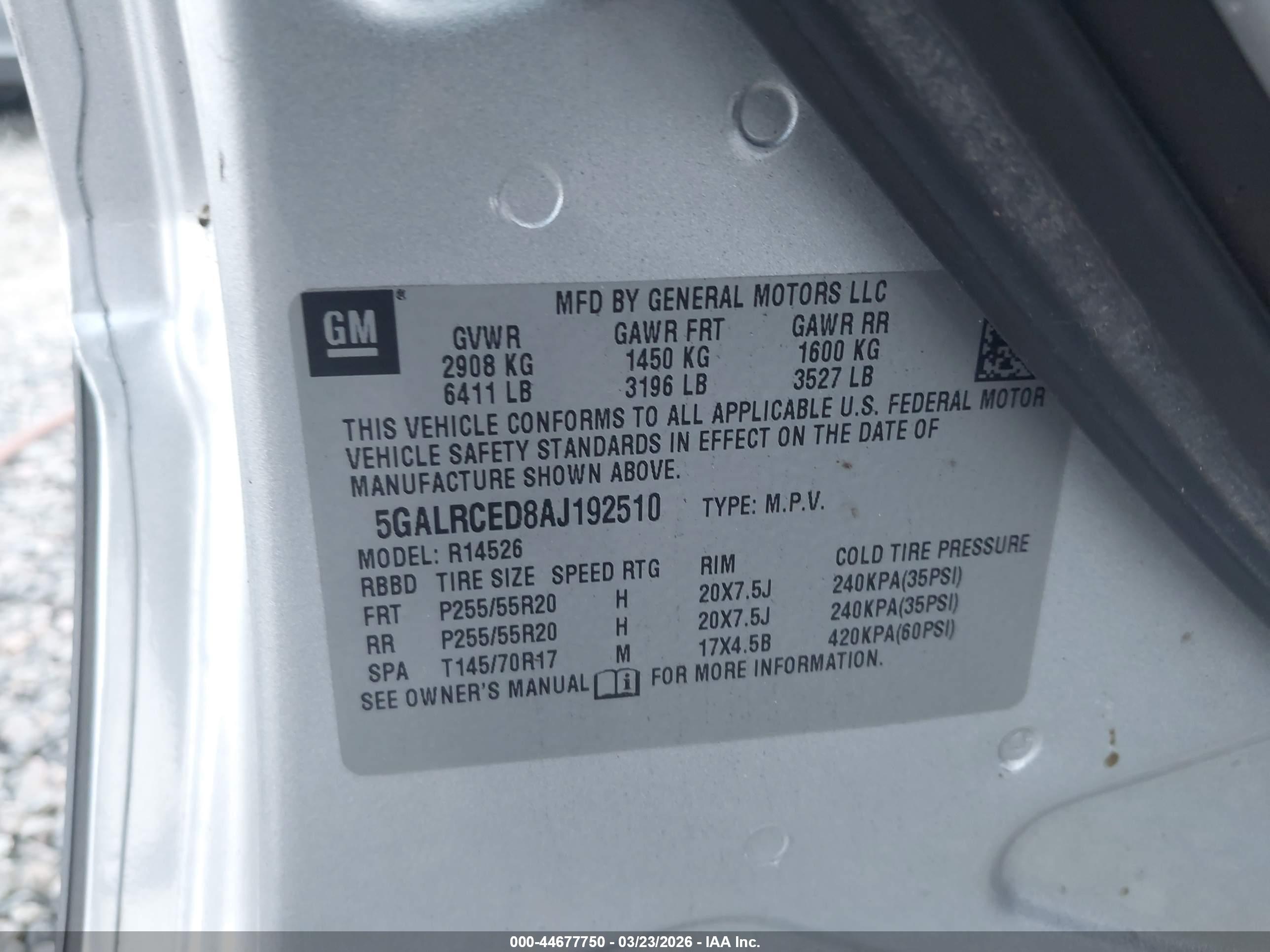 BUICK ENCLAVE image 9